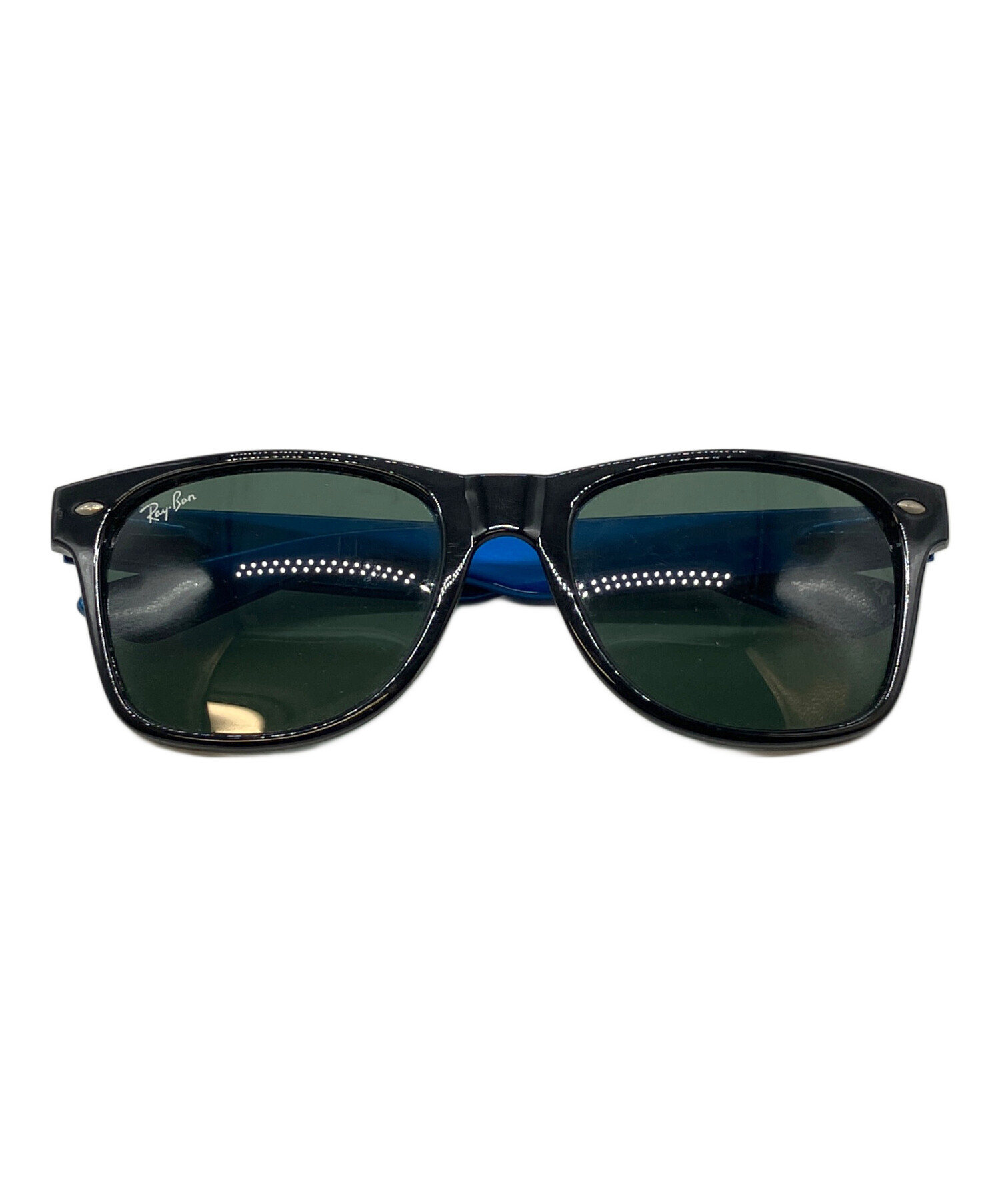 中古・古着通販】RAY-BAN (レイバン) サングラス ブラック×ブルー