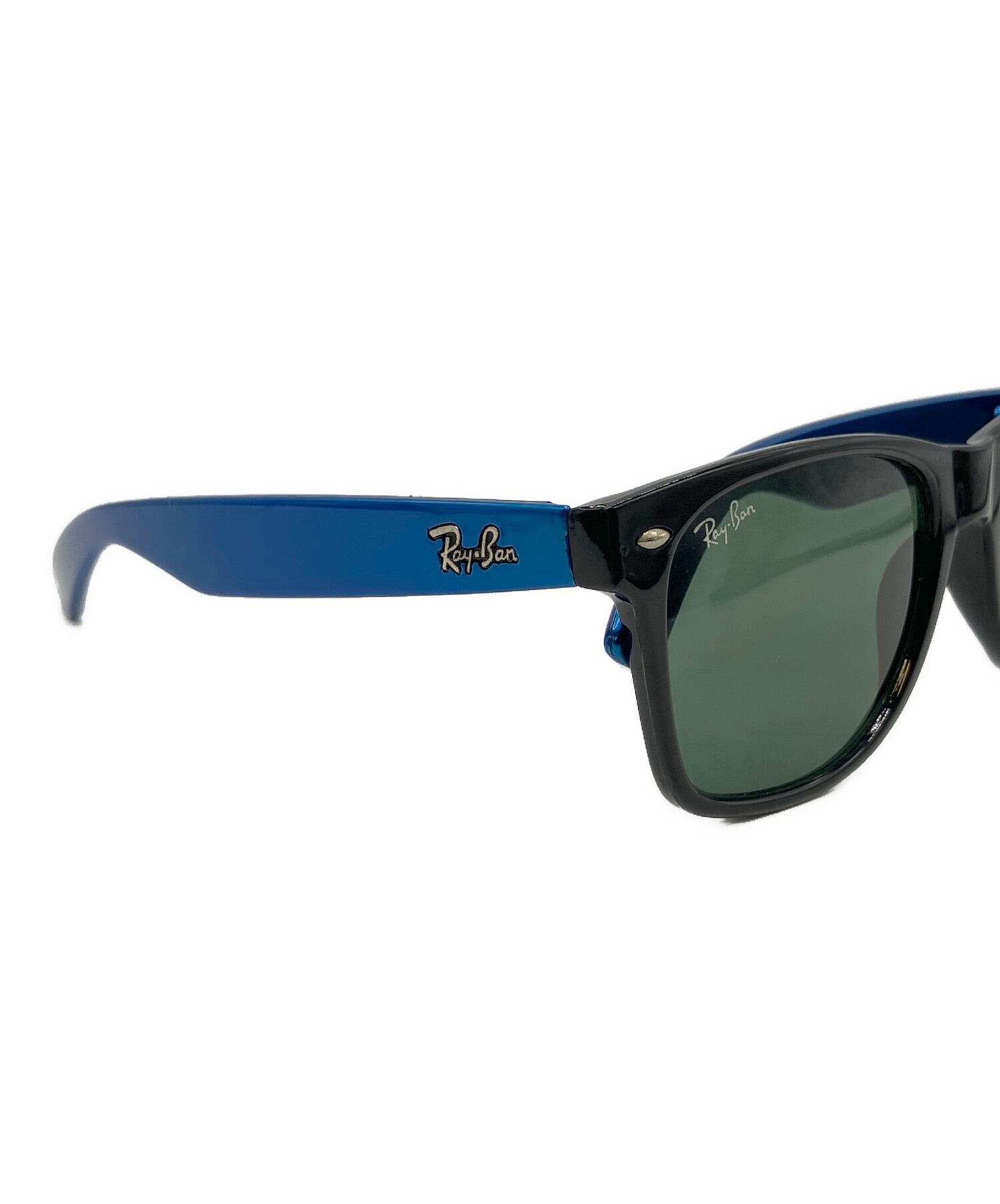 中古・古着通販】RAY-BAN (レイバン) サングラス ブラック×ブルー 