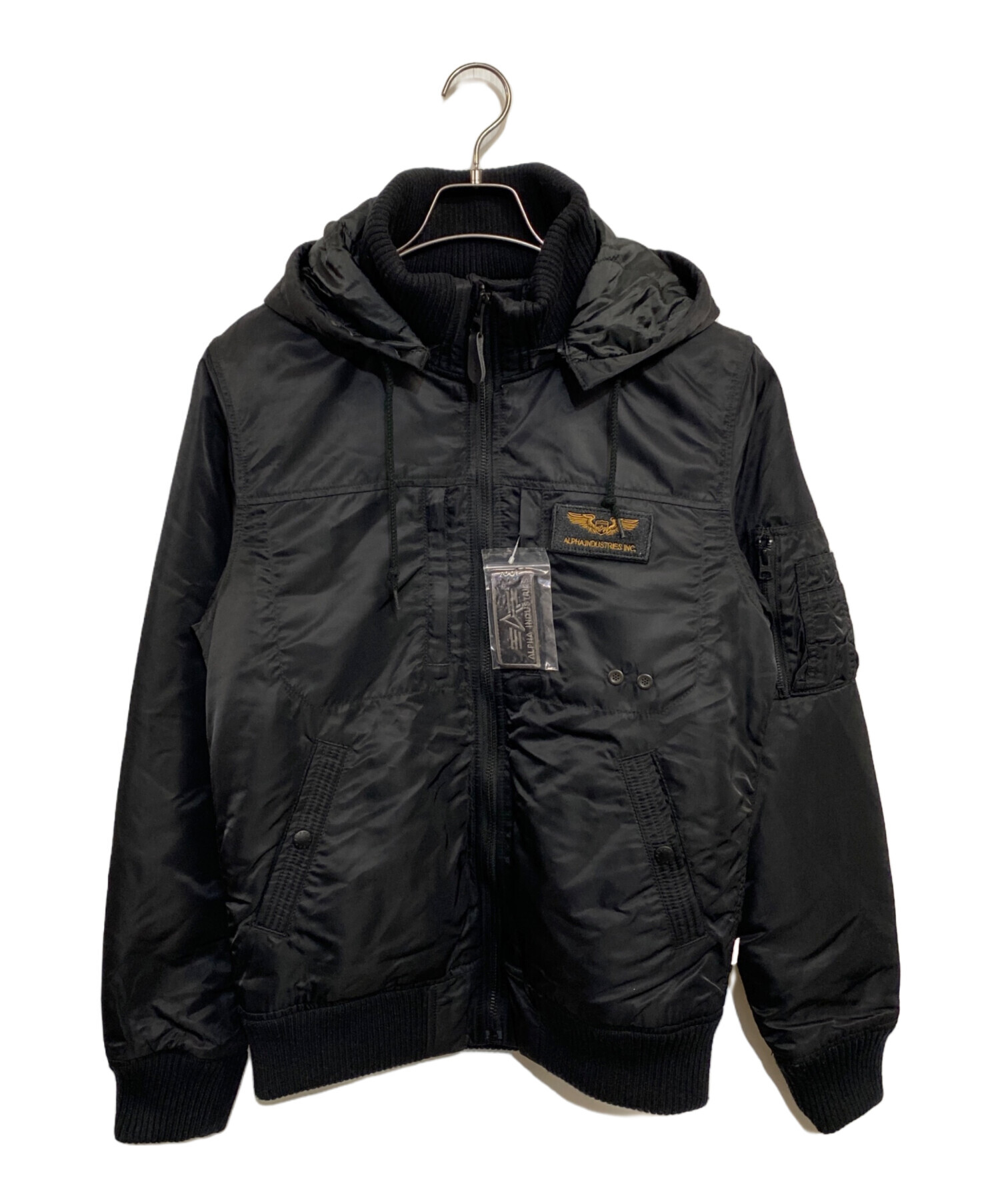 中古・古着通販】ALPHA INDUSTRIES (アルファインダストリーズ) HOODED 