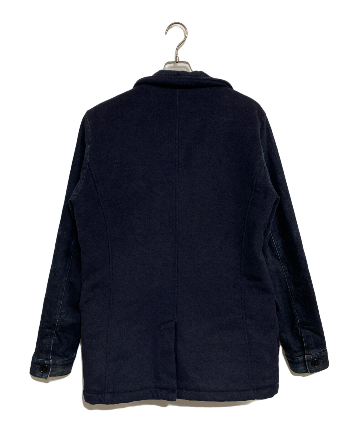 中古・古着通販】glamb (グラム) トレバーデニムピーコート ネイビー