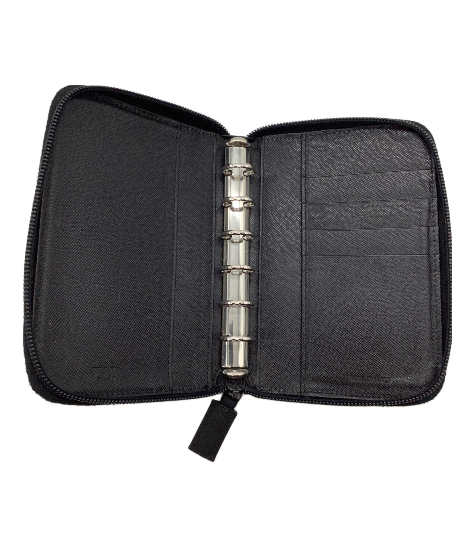 中古・古着通販】PRADA (プラダ) 手帳カバー ブラック｜ブランド