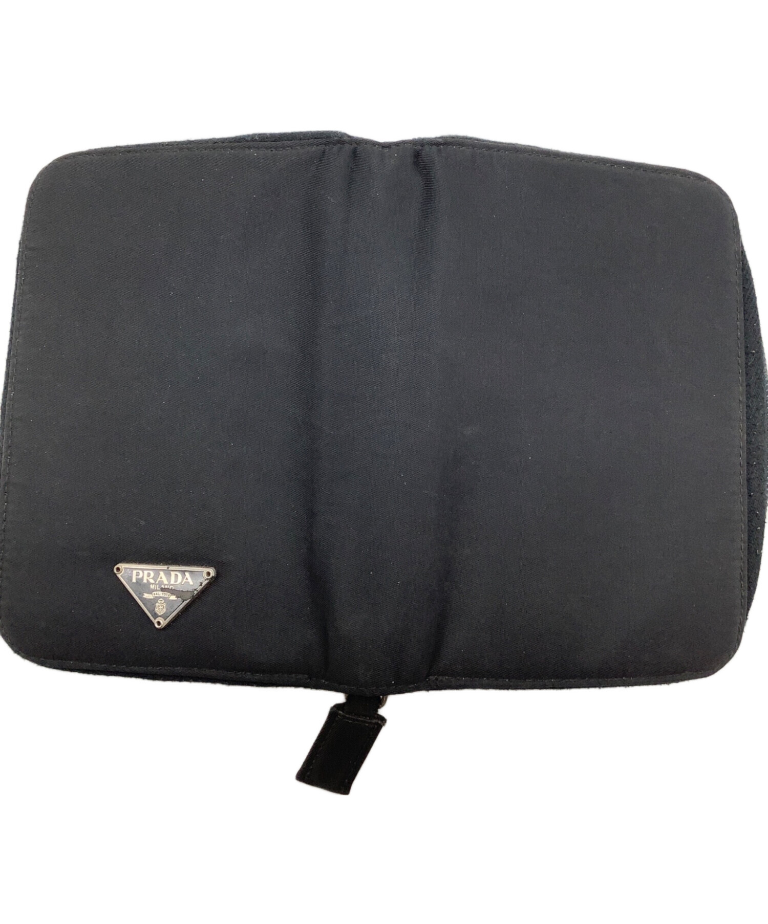 中古・古着通販】PRADA (プラダ) 手帳カバー ブラック｜ブランド・古着