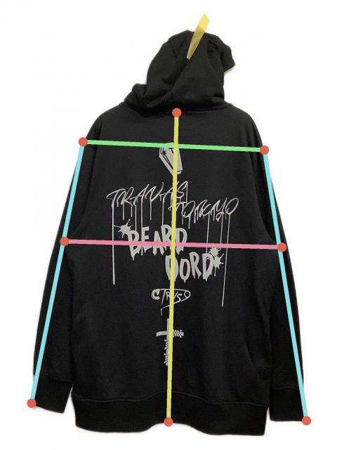 TRAVAS TOKYO ×ベアードアード コラボフーディー XP!A TRAVAS TOKYO 