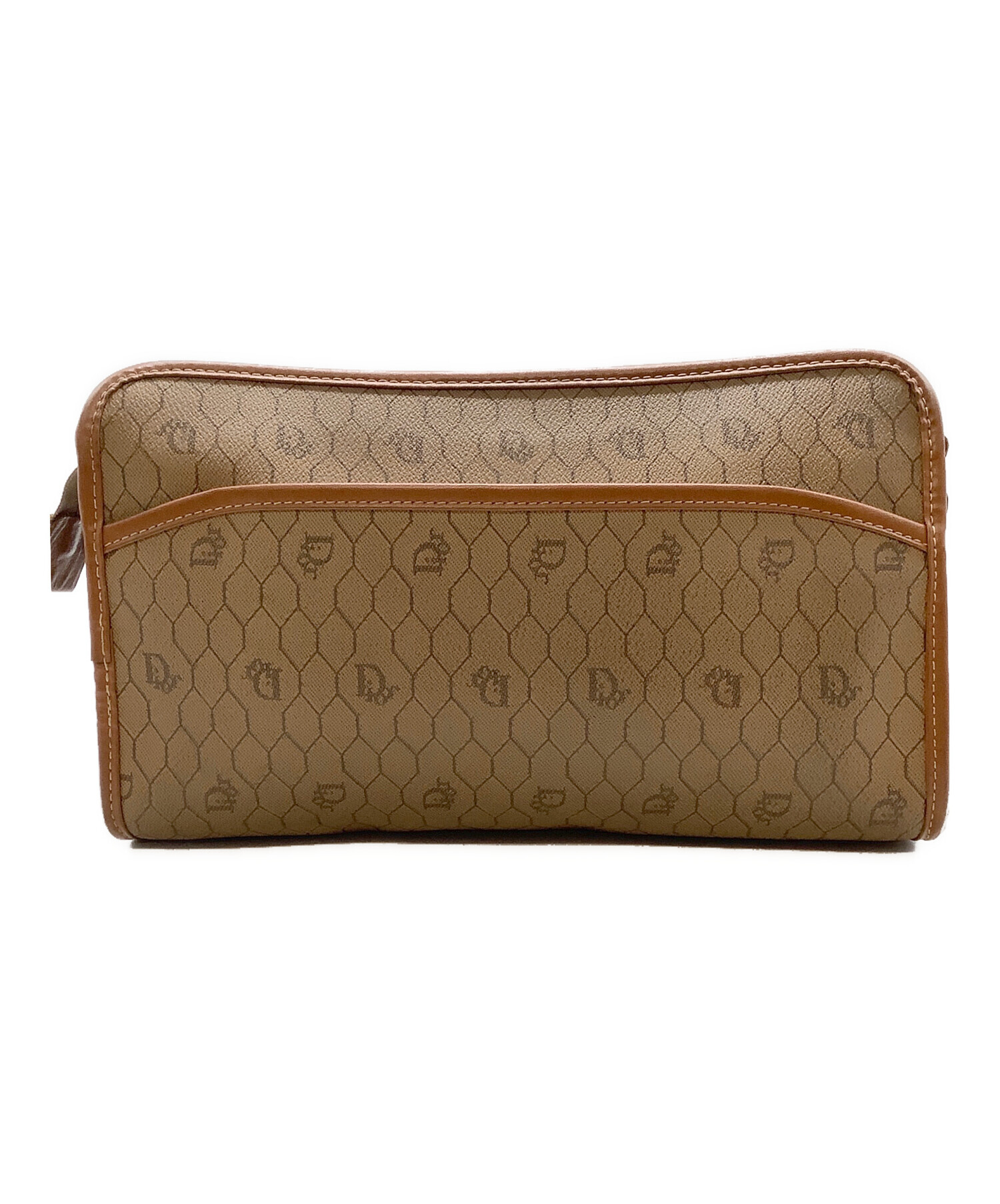 未使用品☆Christian Dior クリスチャンディオール ウール手袋 茶 中古