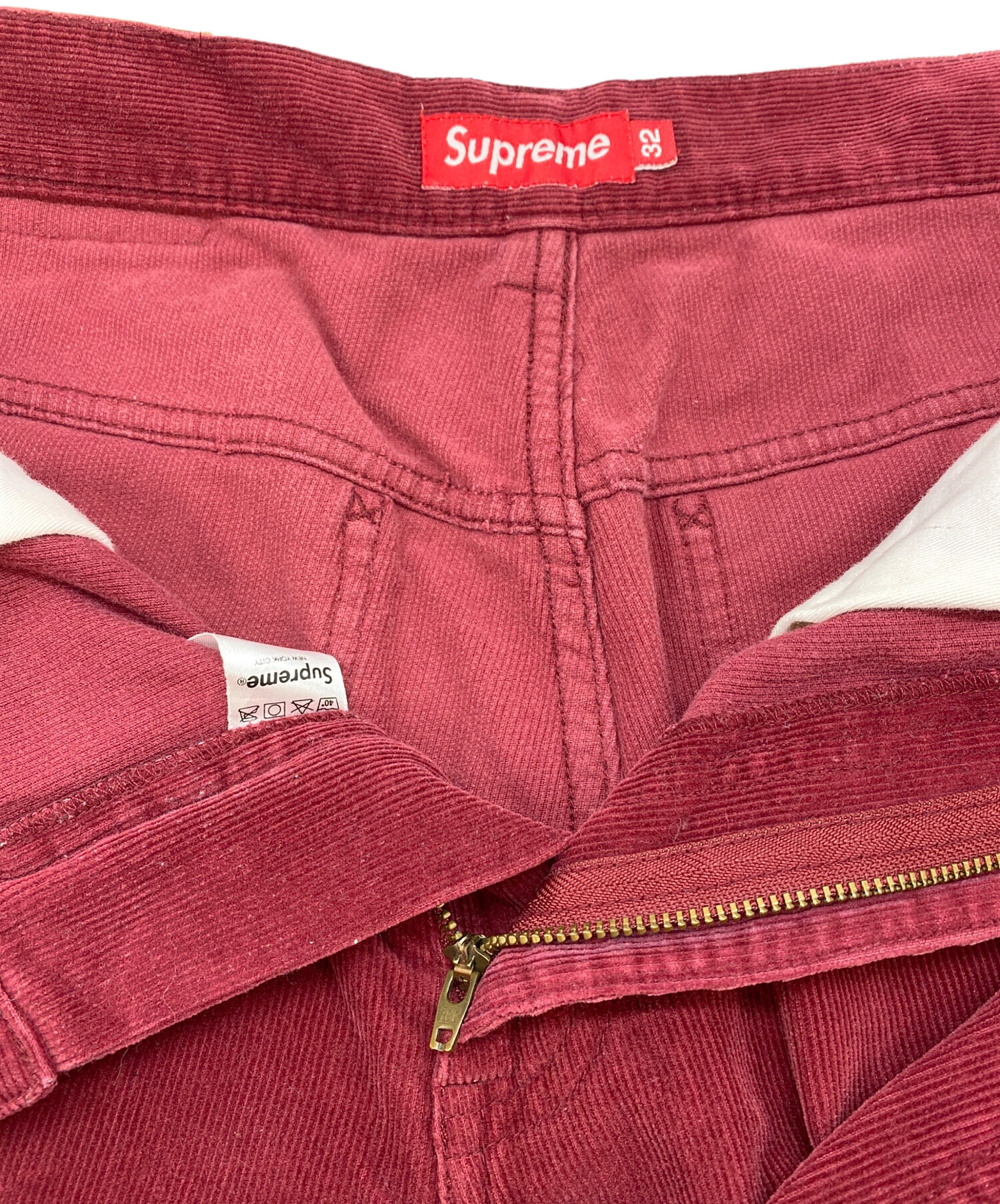 中古・古着通販】SUPREME (シュプリーム) コーデュロイパンツ レッド