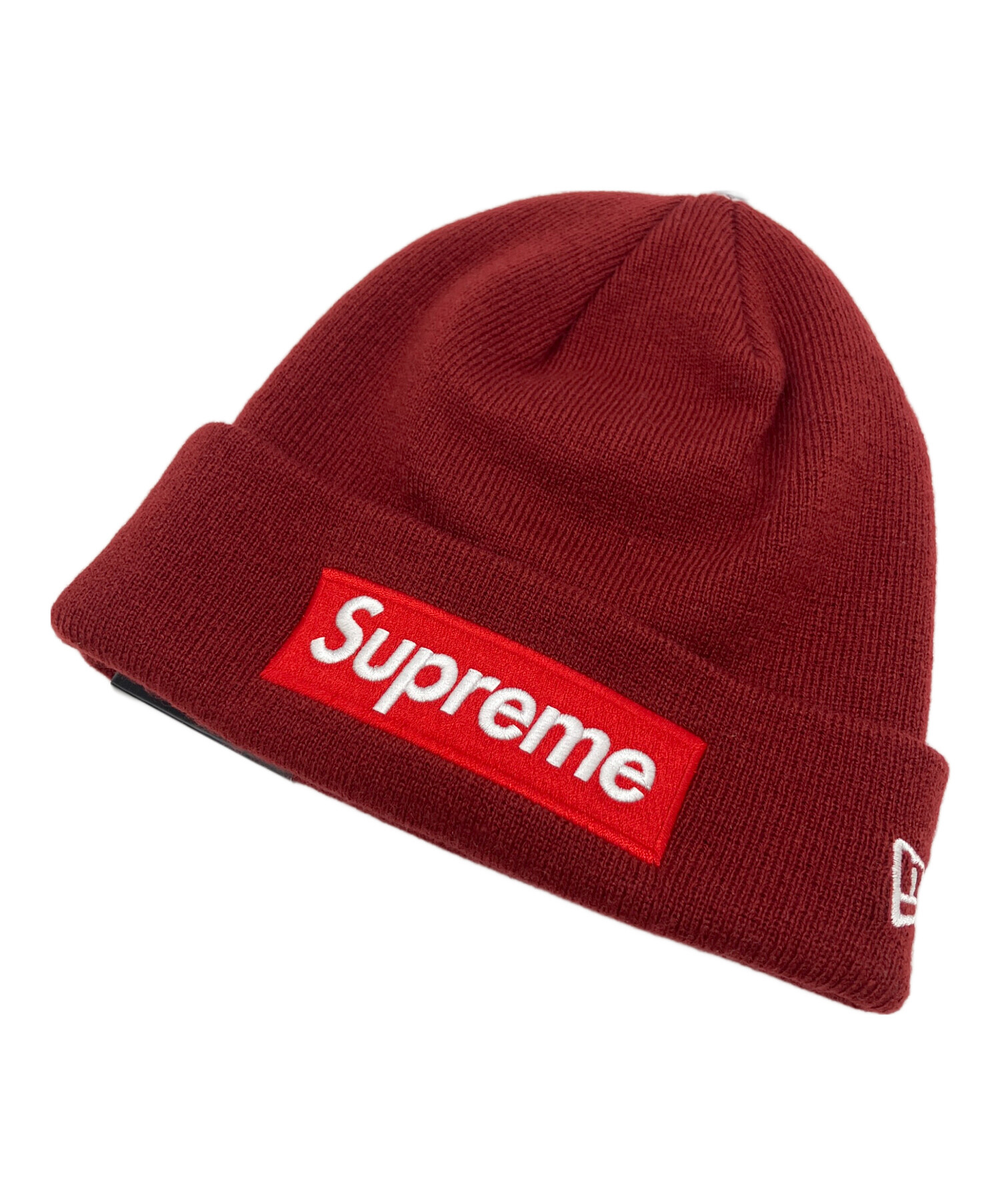美品✨ シュプリーム ニット帽 ニューエラ ロゴ赤色　休日限定セール‼️ 中古・古着通販】SUPREME (シュプリーム) New Era (ニューエラ) ニット