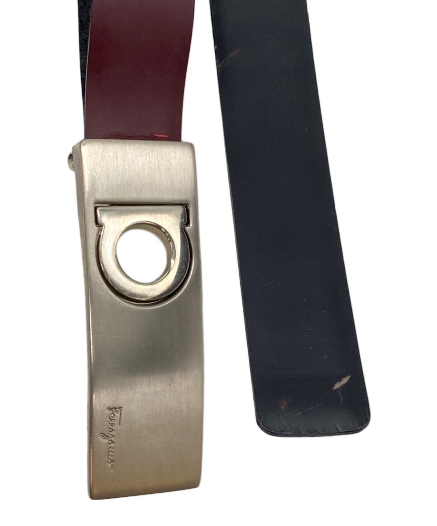 中古・古着通販】Ferragamo (フェラガモ) ベルト ボルドー｜ブランド