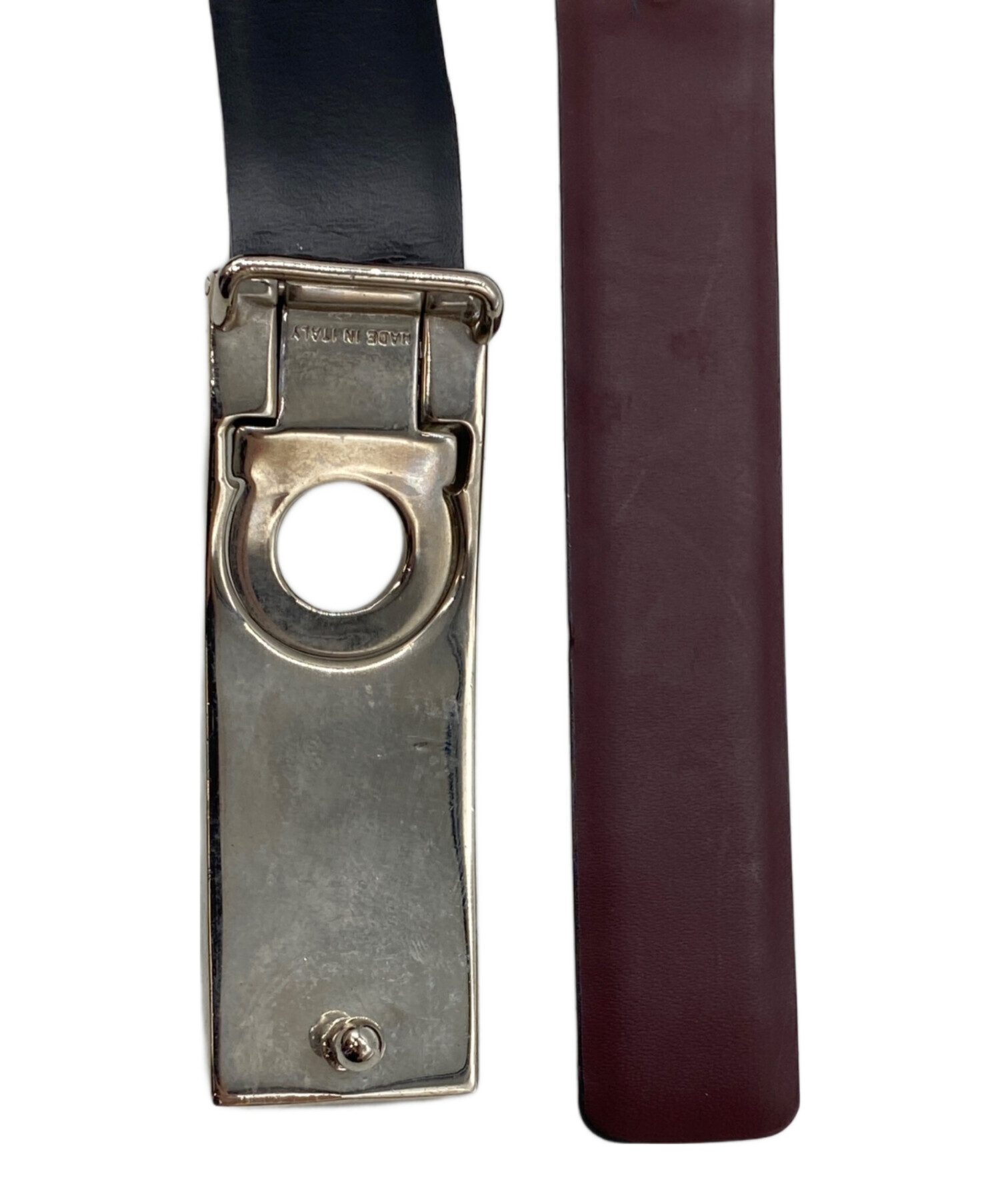 中古・古着通販】Ferragamo (フェラガモ) ベルト ボルドー｜ブランド