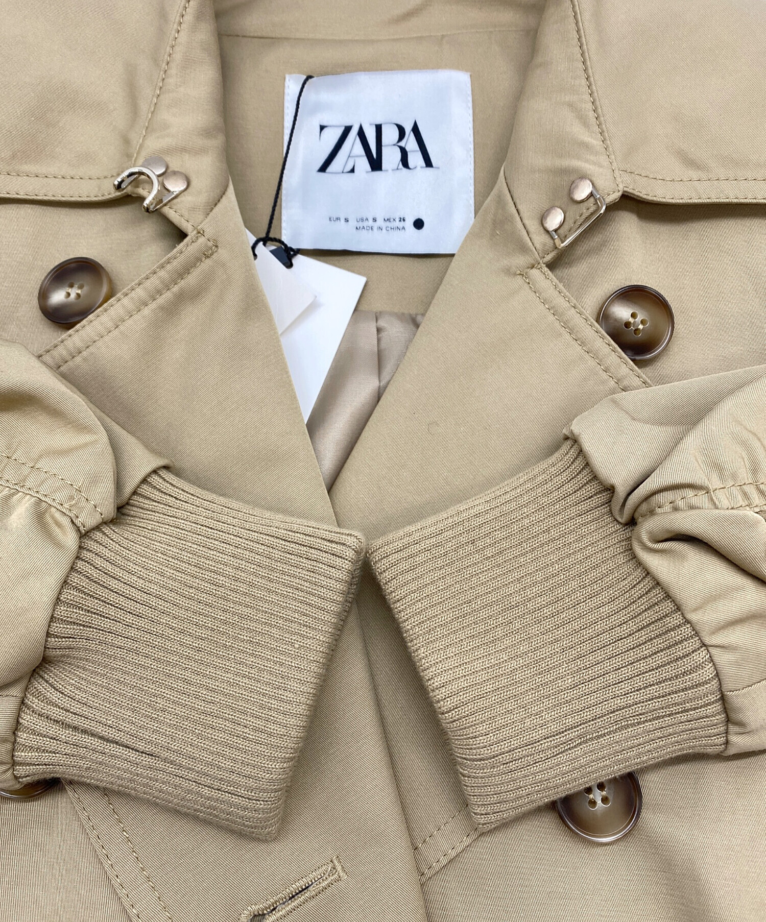 中古・古着通販】ZARA (ザラ) オーバーサイズドトレンチコート