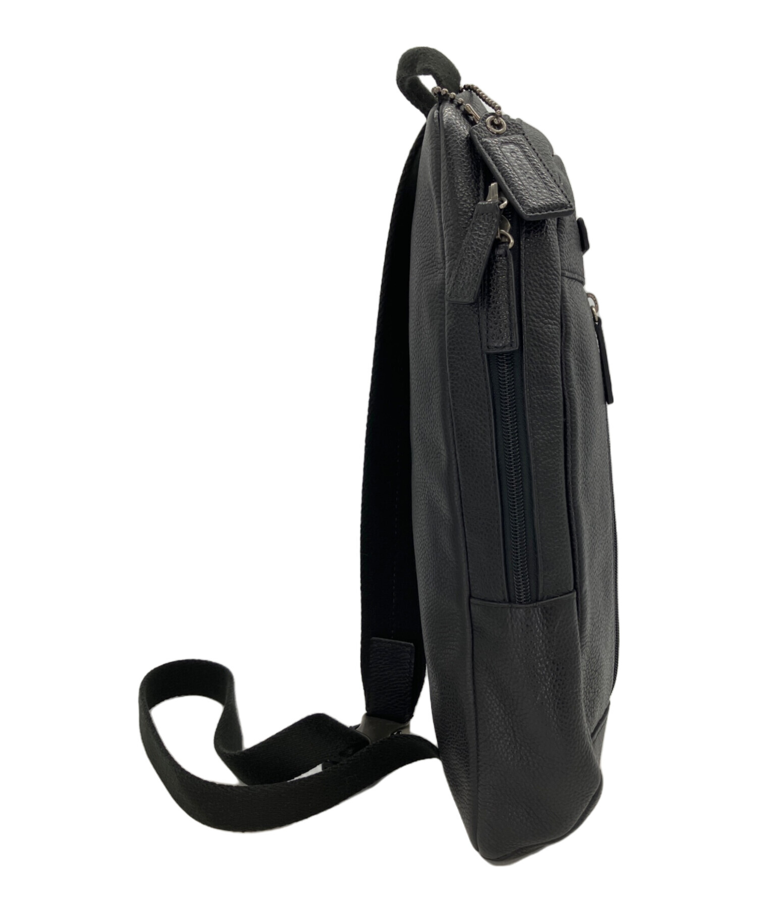 中古・古着通販】COACH (コーチ) ボディバッグ ブラック｜ブランド