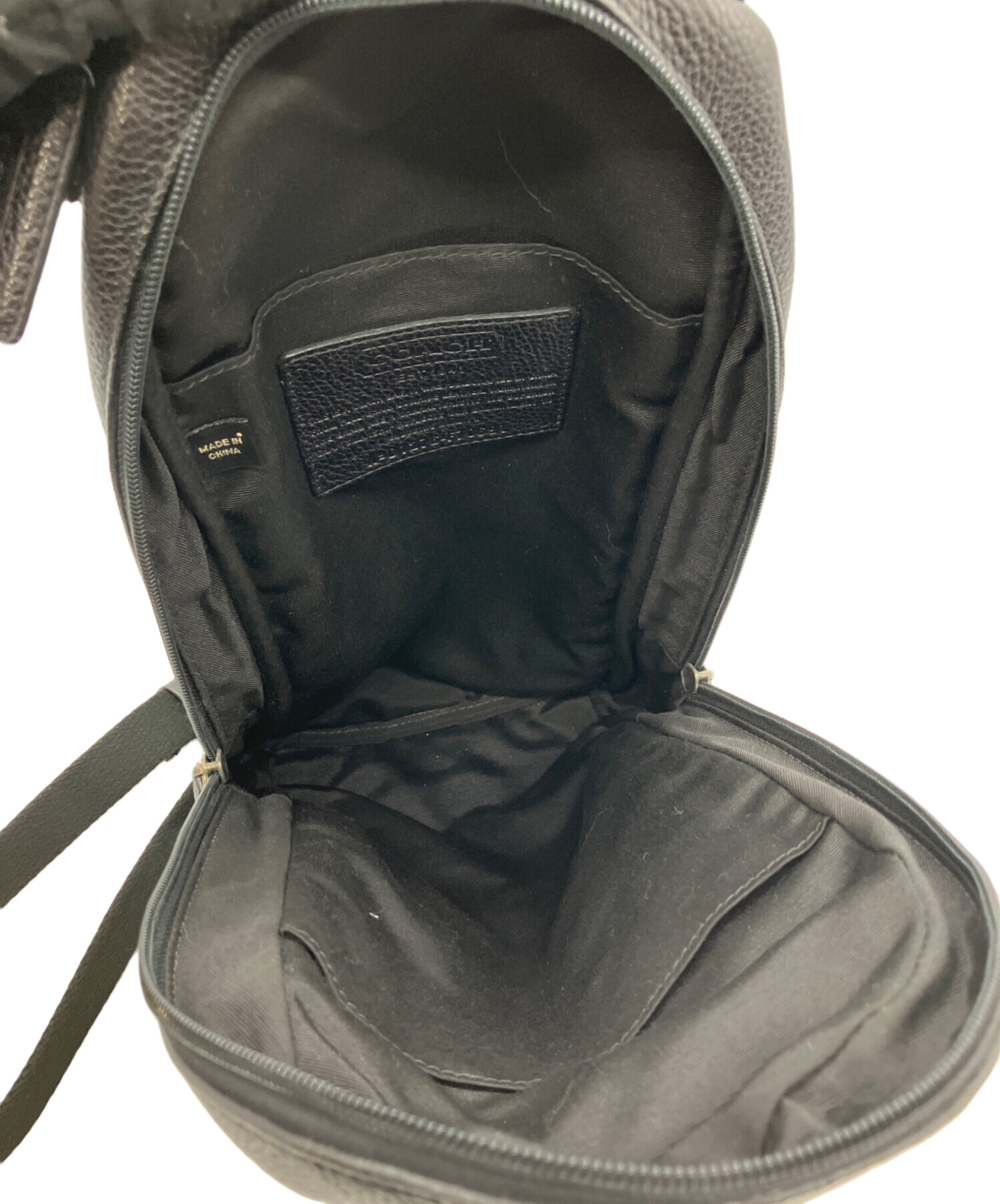 中古・古着通販】COACH (コーチ) ボディバッグ ブラック｜ブランド