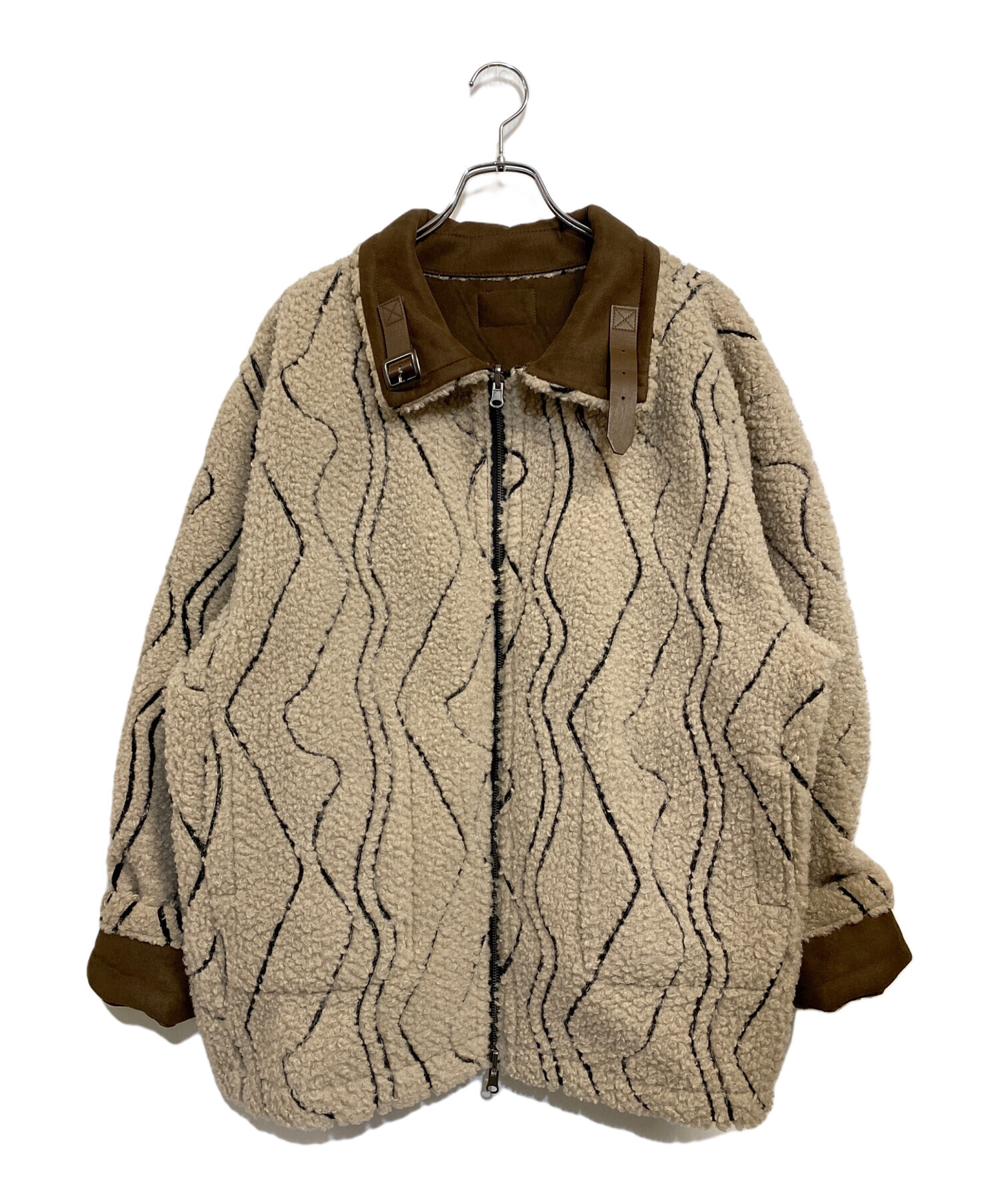 中古・古着通販】KASTANE (カスタネ) ウェーブボアフライトジャケット