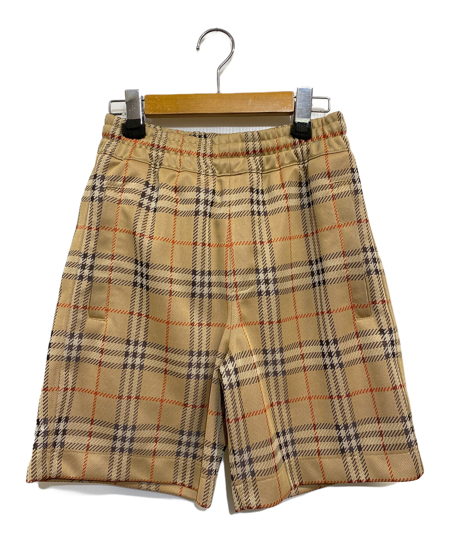 中古・古着通販】BURBERRY (バーバリー) チェックジャージーショーツ