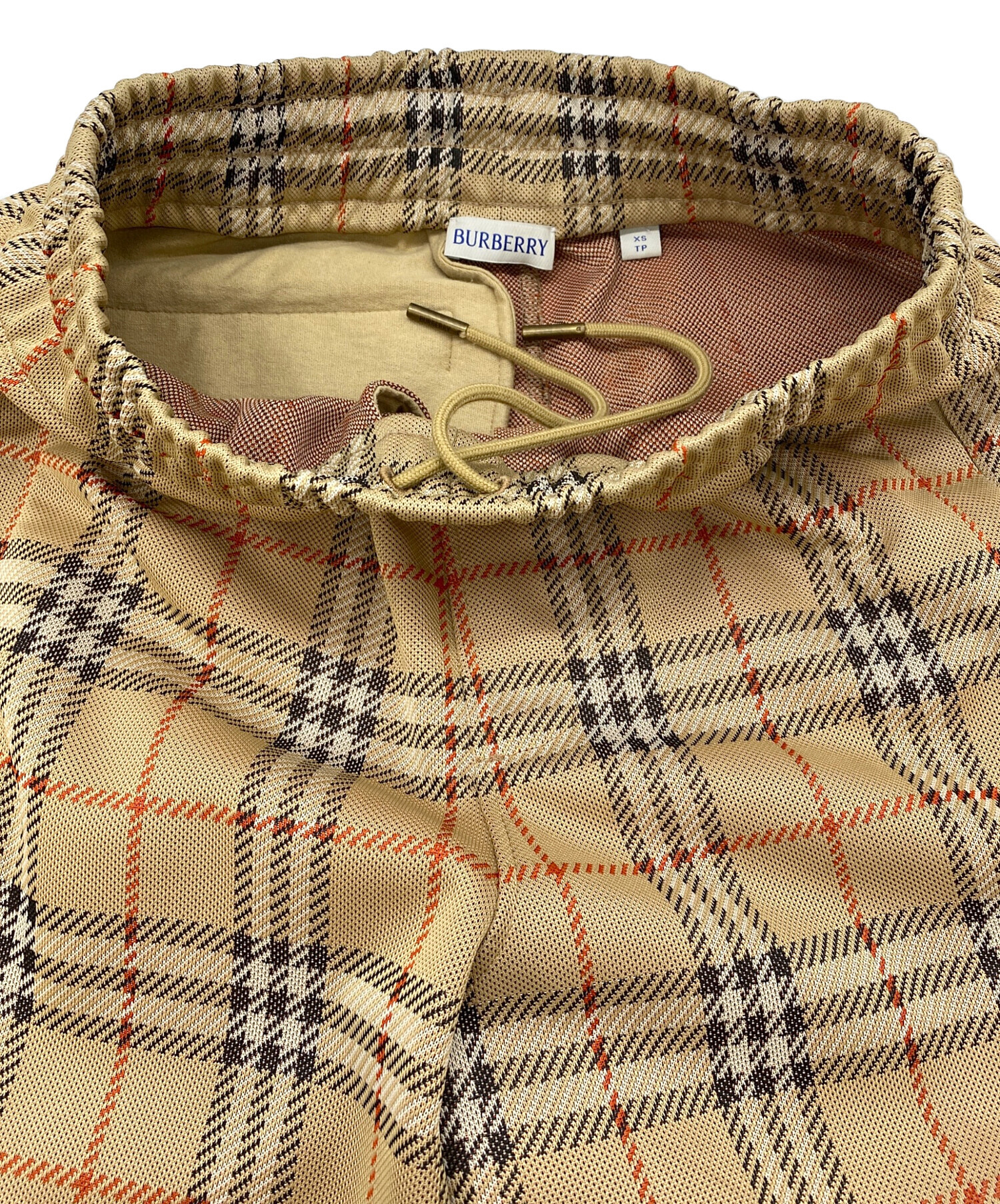 中古・古着通販】BURBERRY (バーバリー) チェックジャージーショーツ