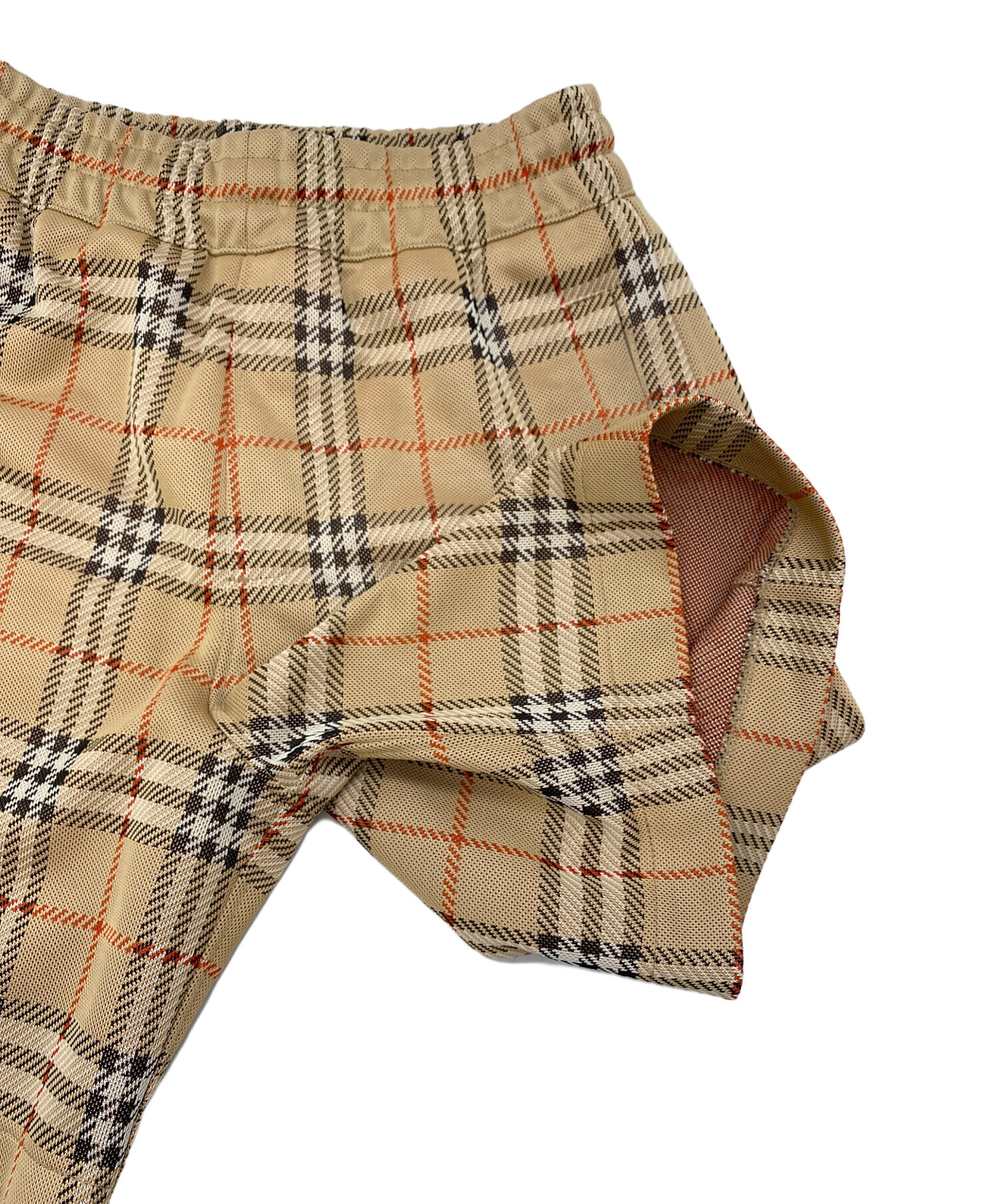 中古・古着通販】BURBERRY (バーバリー) チェックジャージーショーツ