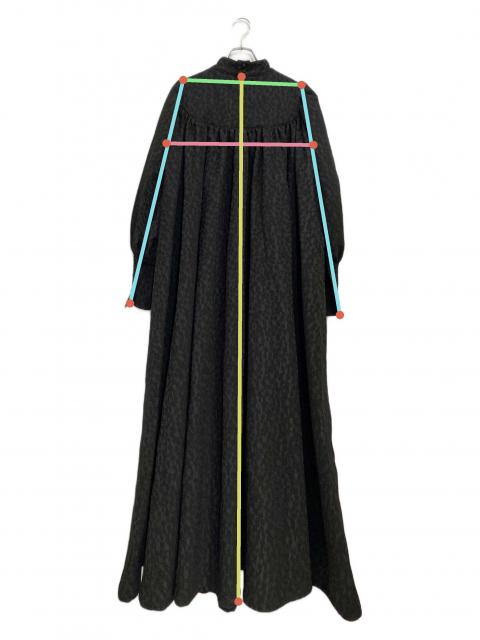 中古・古着通販】foufou (フーフー) 長袖ワンピース ブラウン サイズ