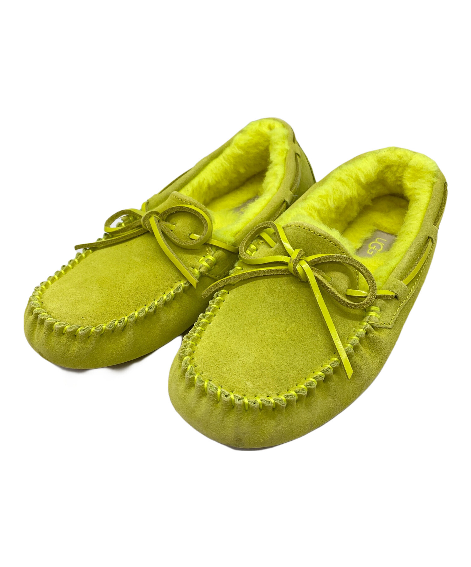 中古・古着通販】UGG (アグ) ドライビングシューズ イエロー サイズ 