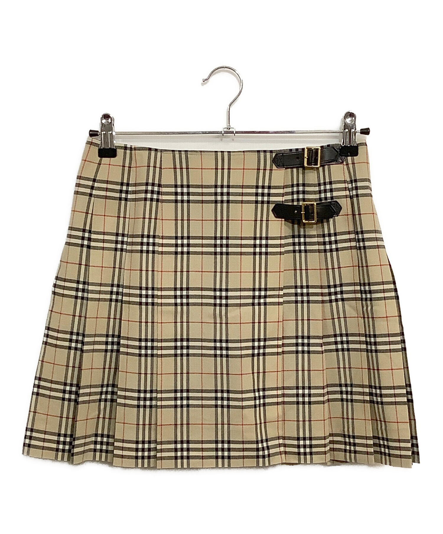 BURBERRY ミニプリーツスカート 中古・古着通販】BURBERRY BLUE LABEL (バーバリー ブルー レーベル