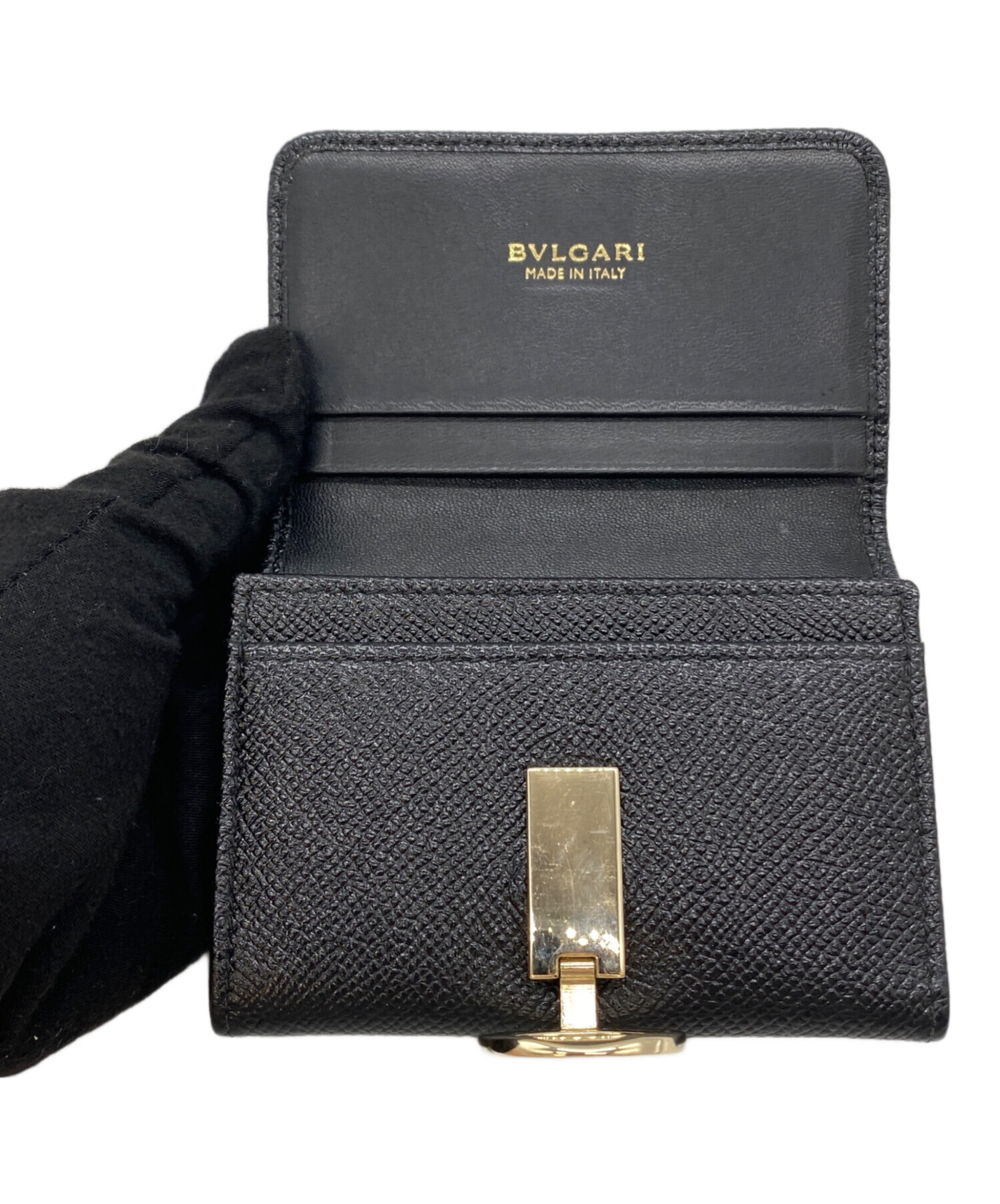 中古・古着通販】BVLGARI (ブルガリ) カードケース ブラック｜ブランド