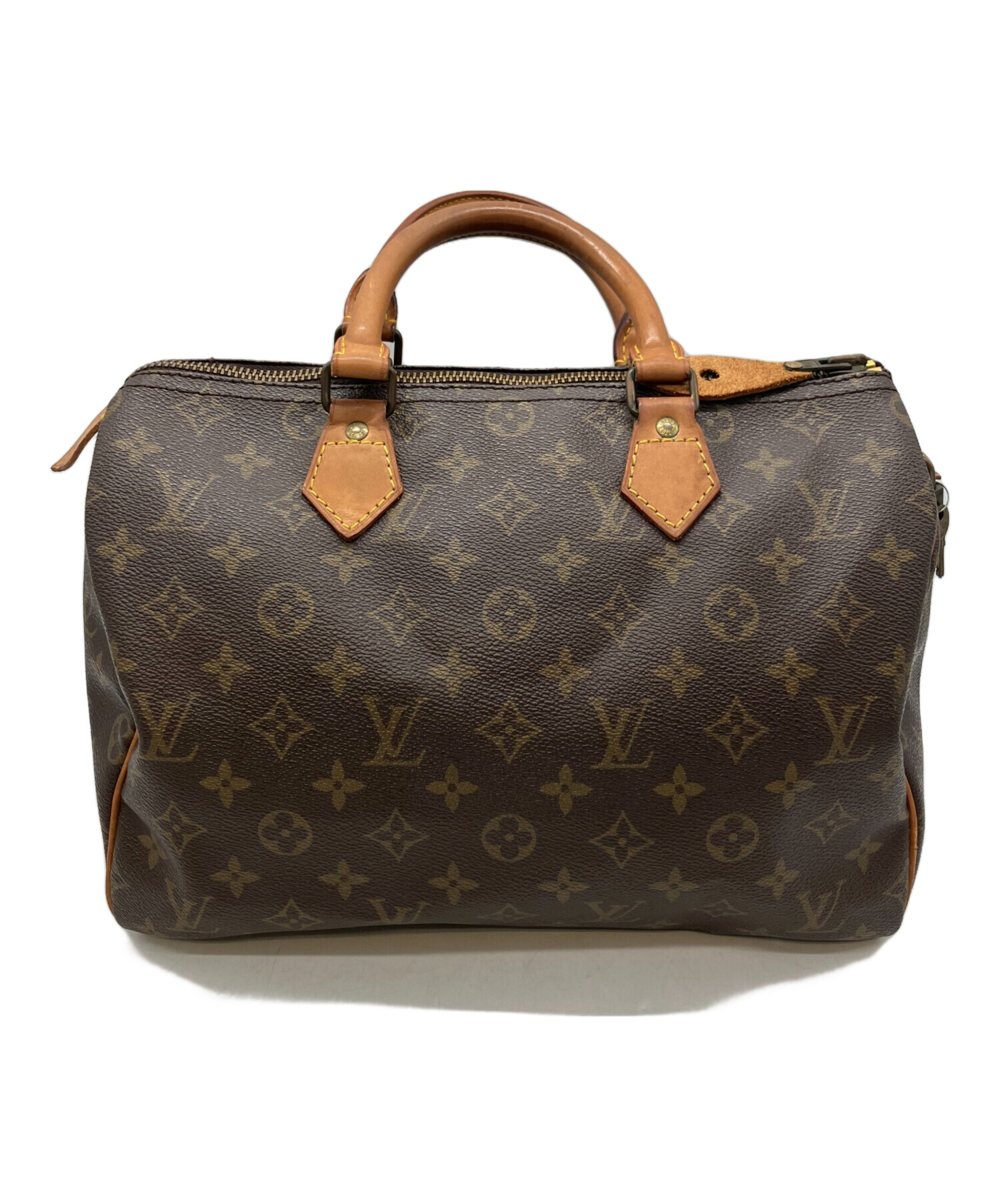 LOUIS VUITTON モノグラム ハンドバッグ　ブラウン　高級　定番　人気 中古・古着通販】LOUIS VUITTON (ルイ ヴィトン) ハンドバッグ