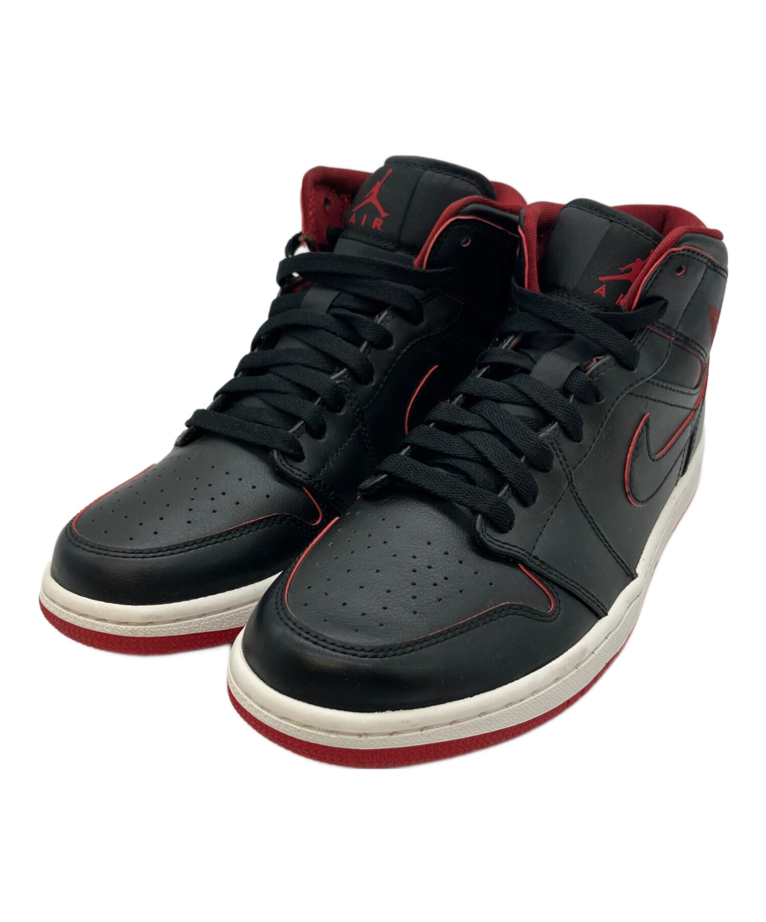 中古・古着通販】NIKE (ナイキ) AIR JORDAN1 RETRO MID ブラック 