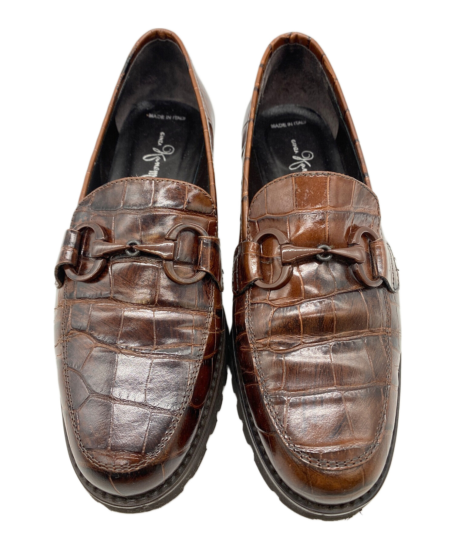 中古 BARBER'S KING FILARMONICA 中古・古着通販】GINZA kanematsu (ギンザ カネマツ) ビットローファー