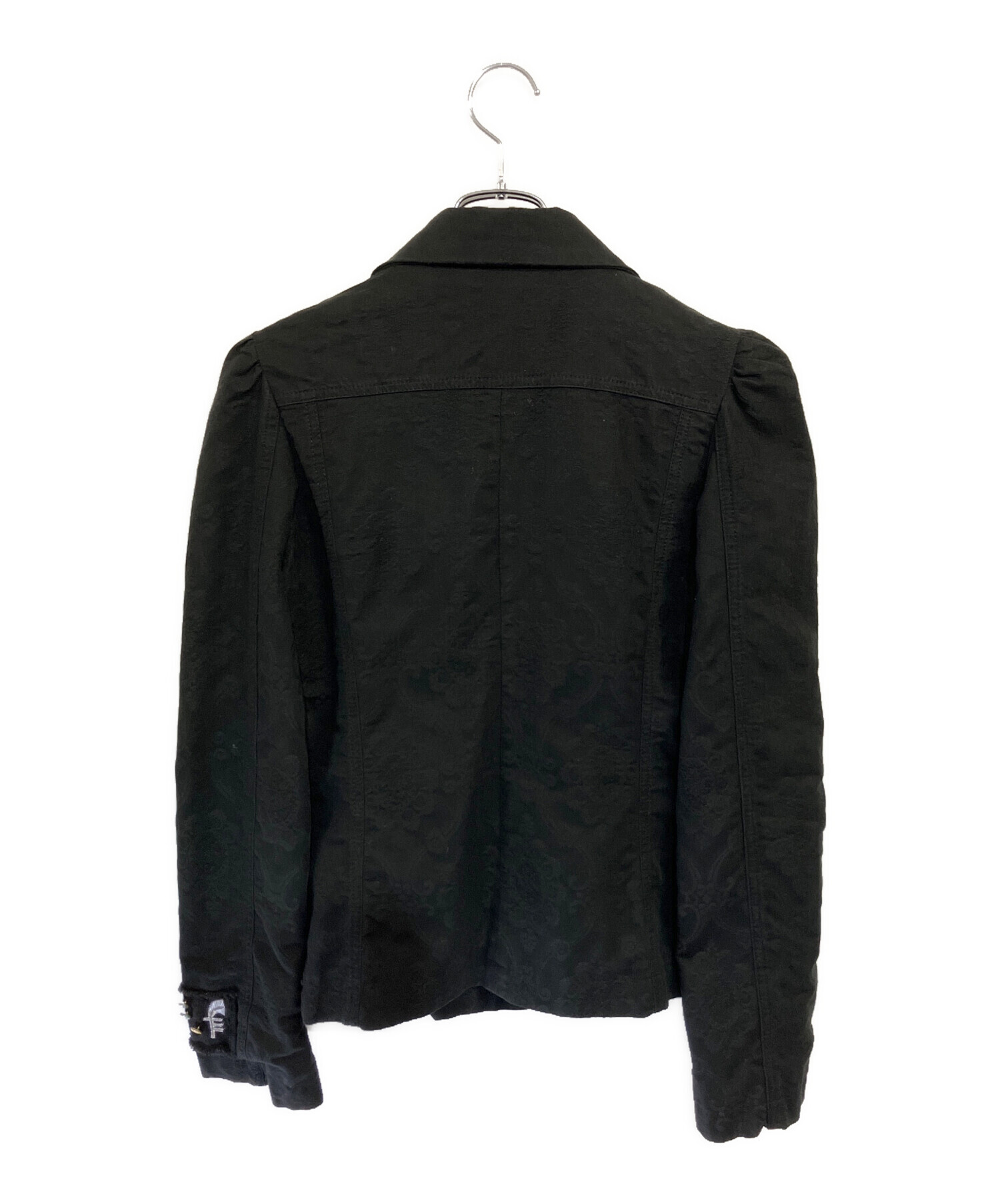 DIESEL ブラック ダブルブレストコート M 中古・古着通販】DIESEL (ディーゼル) ダブルブレストジャケット