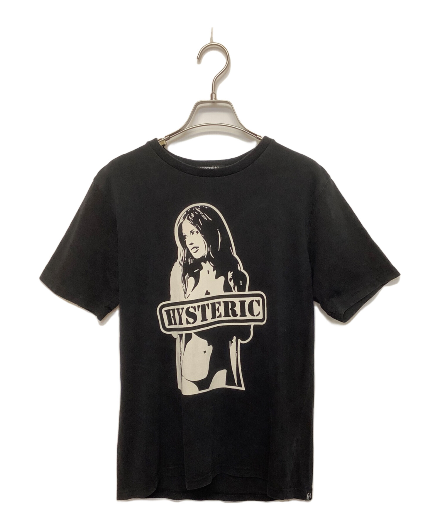 中古品　HYSTERIC GLAMOUR ブラック Tシャツ M 中古・古着通販】Hysteric Glamour (ヒステリックグラマー) Tシャツ