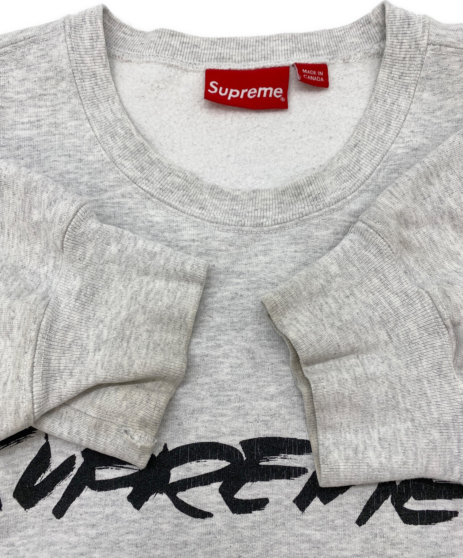 中古・古着通販】SUPREME (シュプリーム) Futura Logo Crewneck グレー