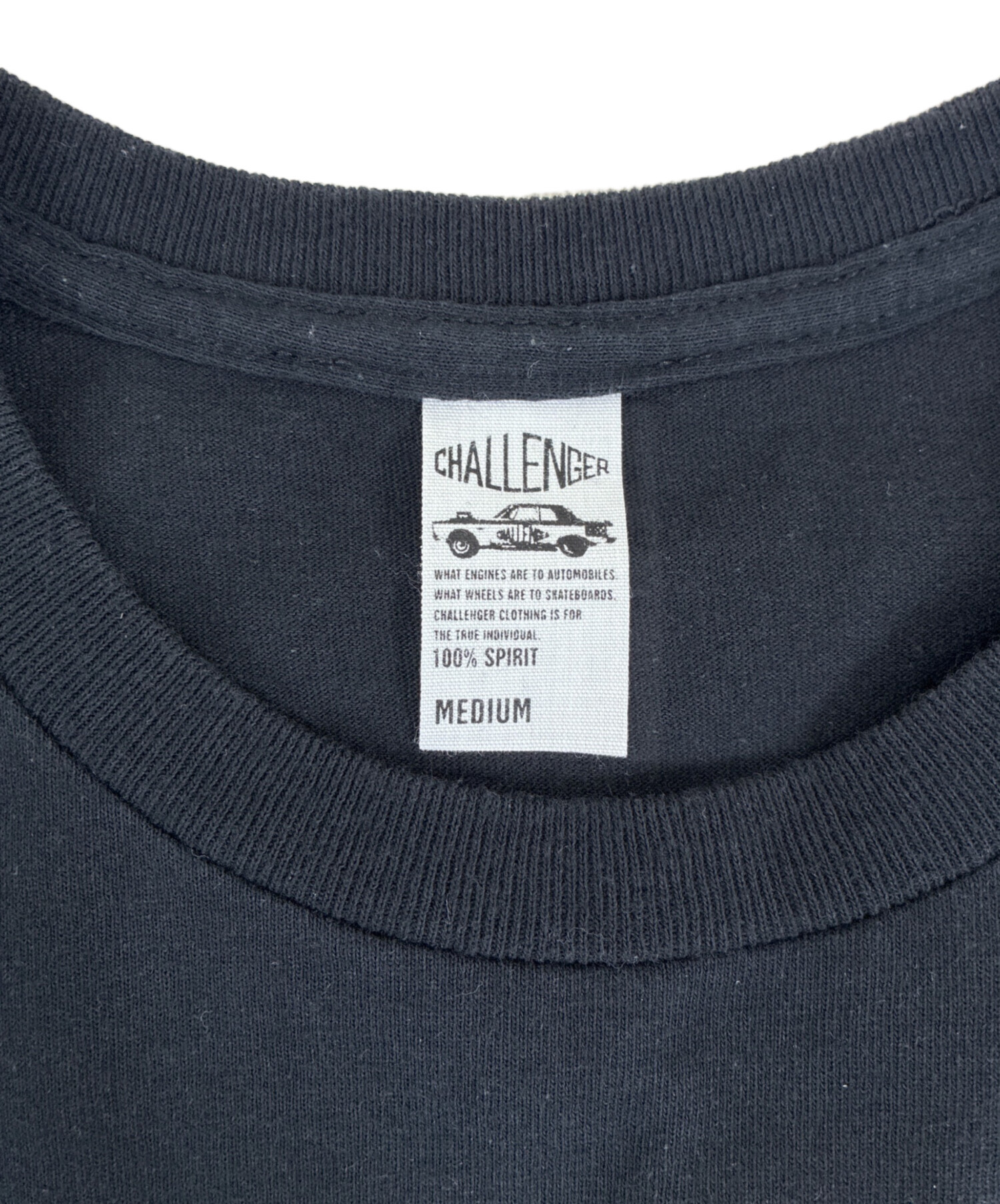中古・古着通販】CHALLENGER (チャレンジャー) 半袖Tシャツ ブラック