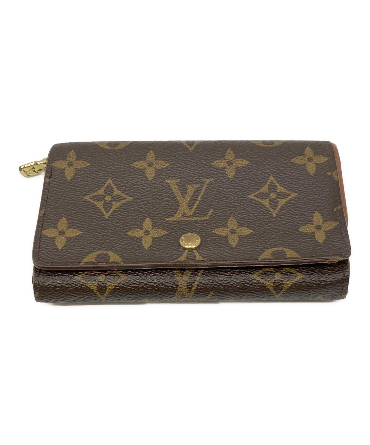 ルイヴィトン ヴィンテージ トレゾール 財布 二つ折り財布 495 LOUIS VUITTON（ルイヴィトン） モノグラム 二つ折り財布 トレゾール