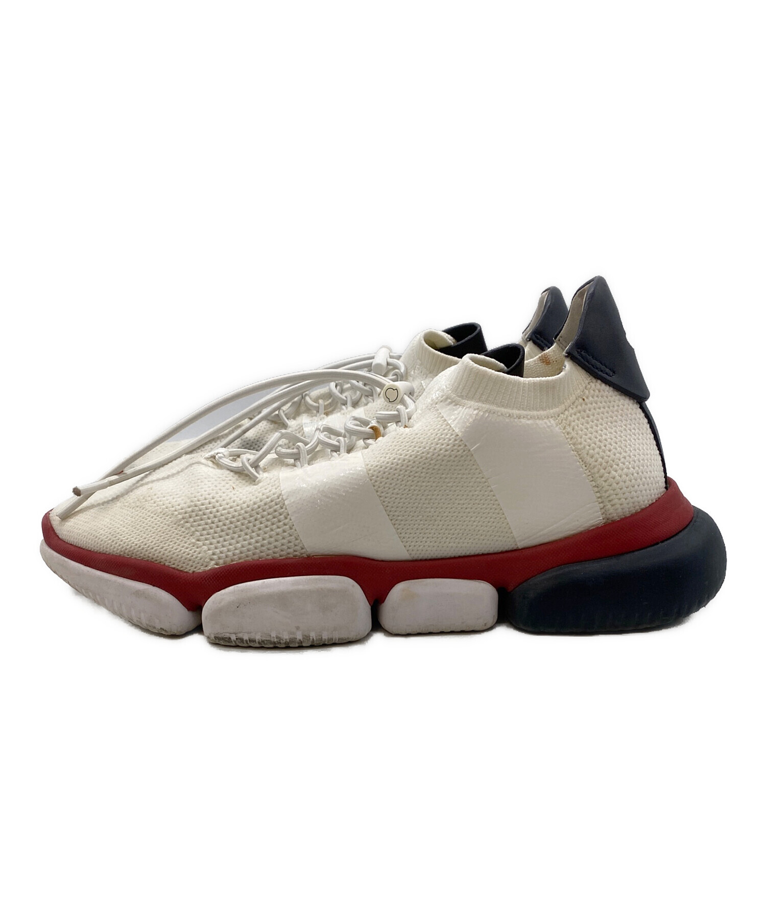 中古・古着通販】MONCLER (モンクレール) BUBBLE SNEAKER ホワイト 