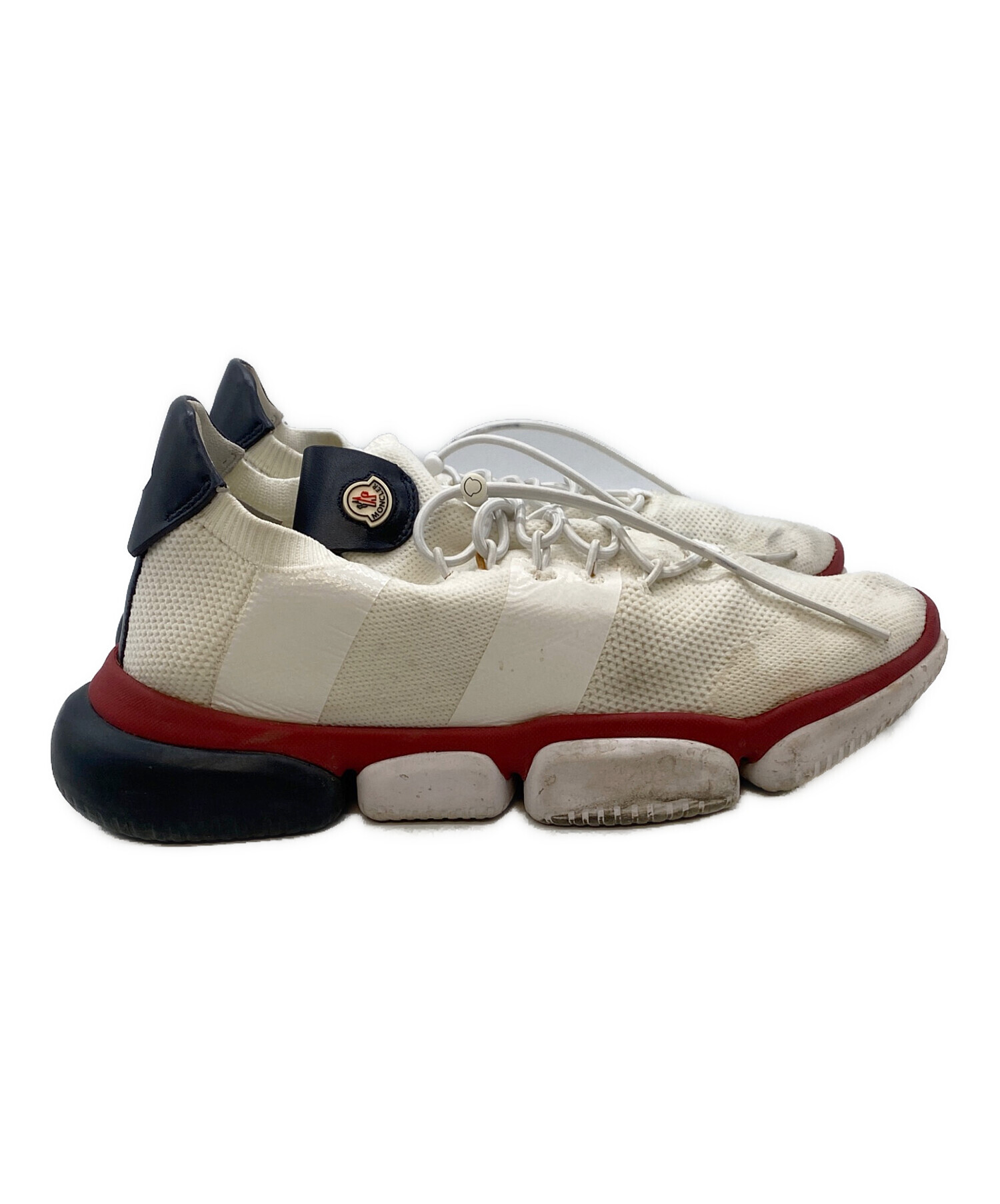 中古・古着通販】MONCLER (モンクレール) BUBBLE SNEAKER ホワイト 