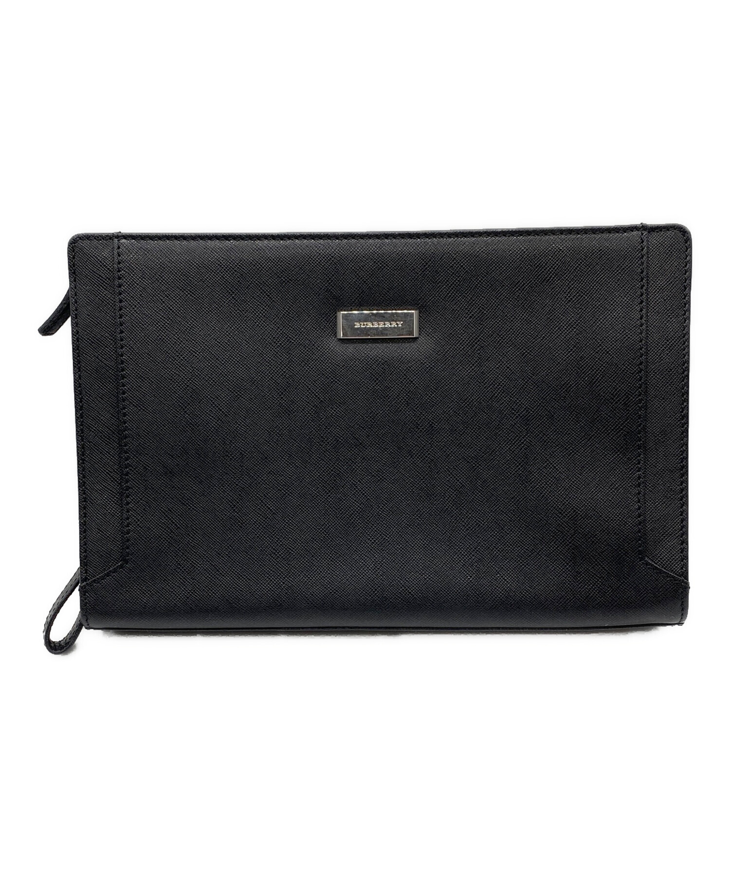 ヴィンテージ Burberry クラッチバッグ 中古・古着通販】BURBERRY (バーバリー) クラッチバッグ ブラック