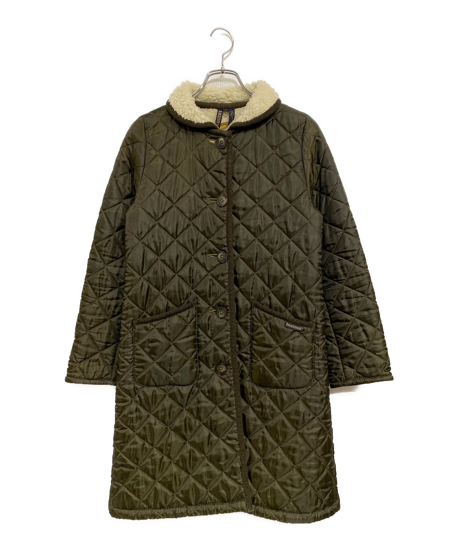中古・古着通販】LAVENHAM (ラベンハム) 裏ボア キルティングコート 