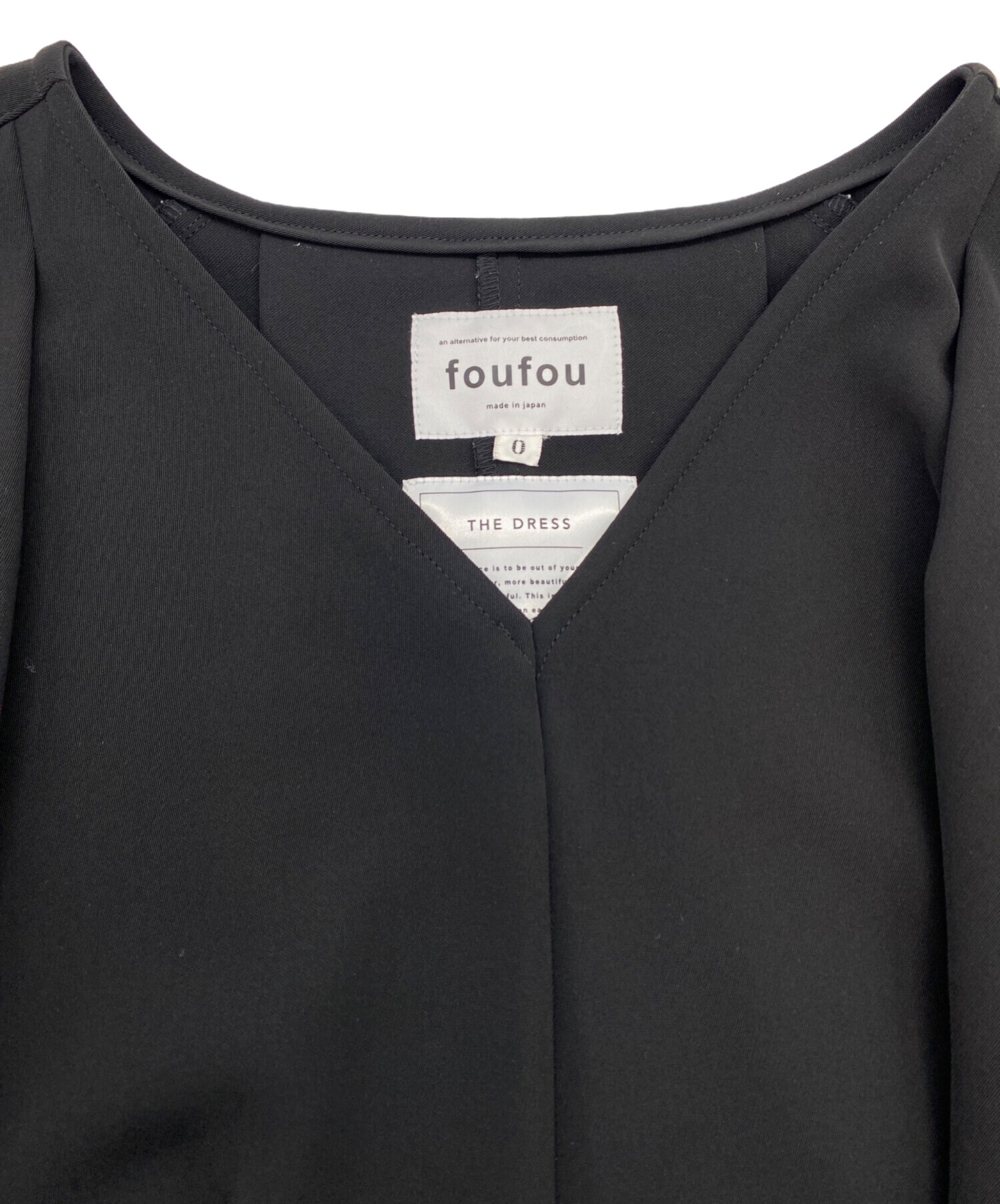 中古・古着通販】foufou (フーフー ザドレス) THE DRESS #07 drape v