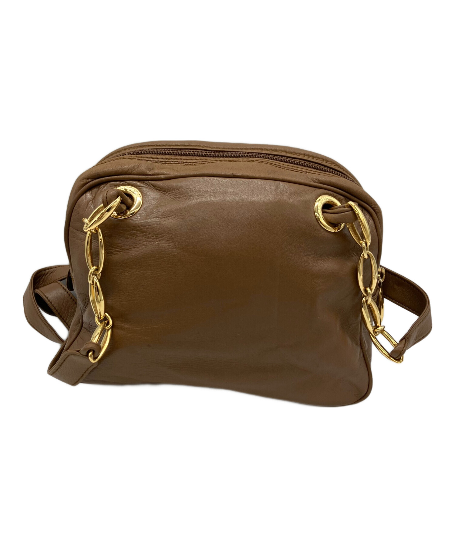 中古・古着通販】LOEWE (ロエベ) ショルダーバッグ キャメル｜ブランド