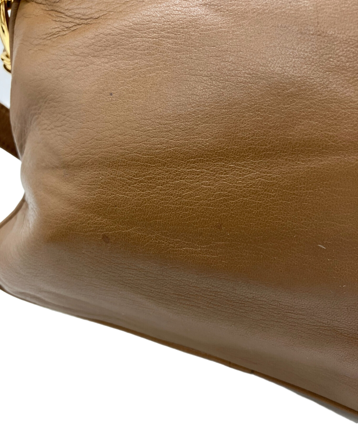 【USED品】LOEWE　ロエベ　ショルダーバッグ　ミニバッグ　キャメル　レザー USED品】LOEWE ロエベ ショルダーバッグ ミニバッグ キャメル レザー