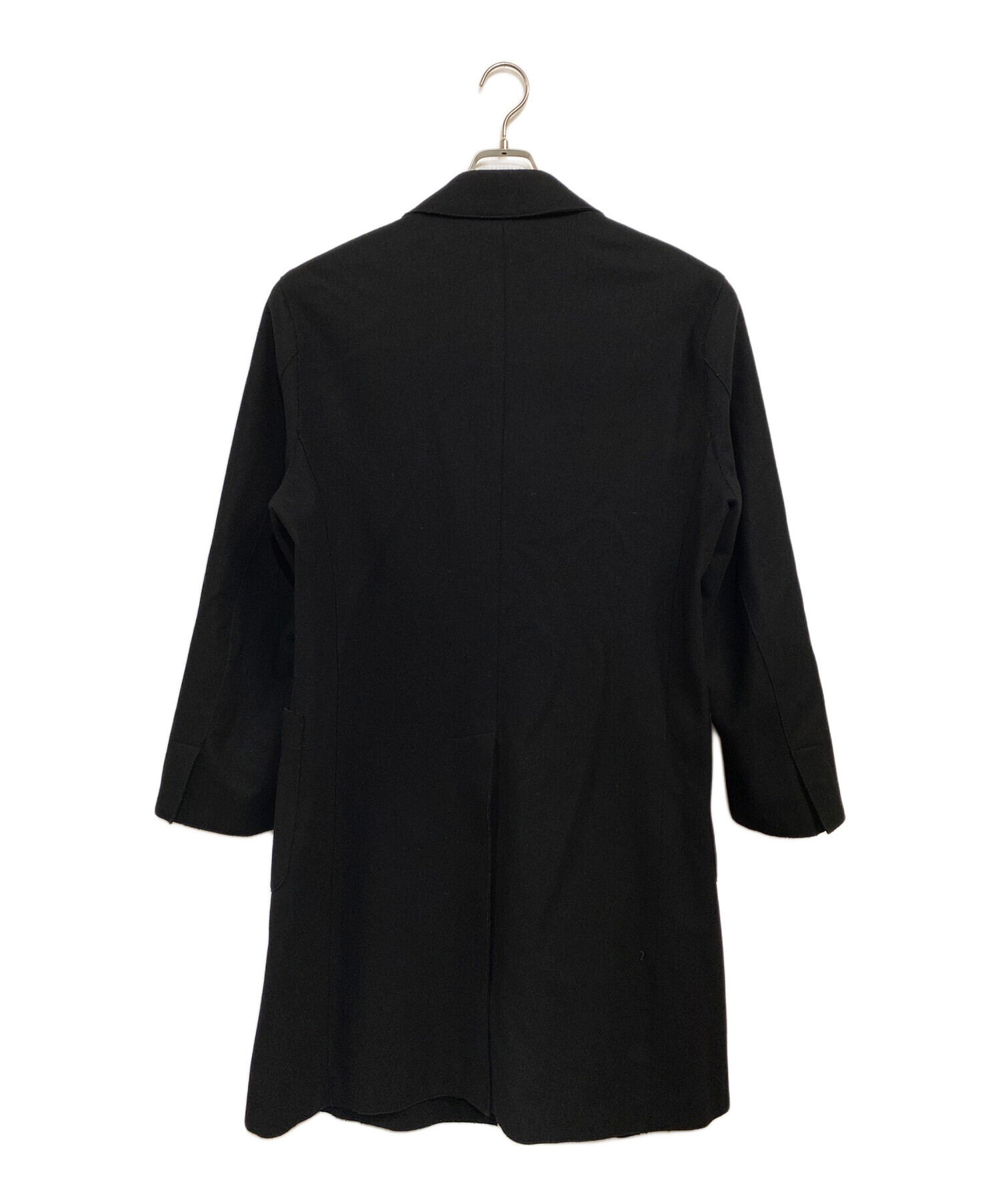 中古・古着通販】FENDI (フェンディ) 縮絨 チェスターコート ブラック