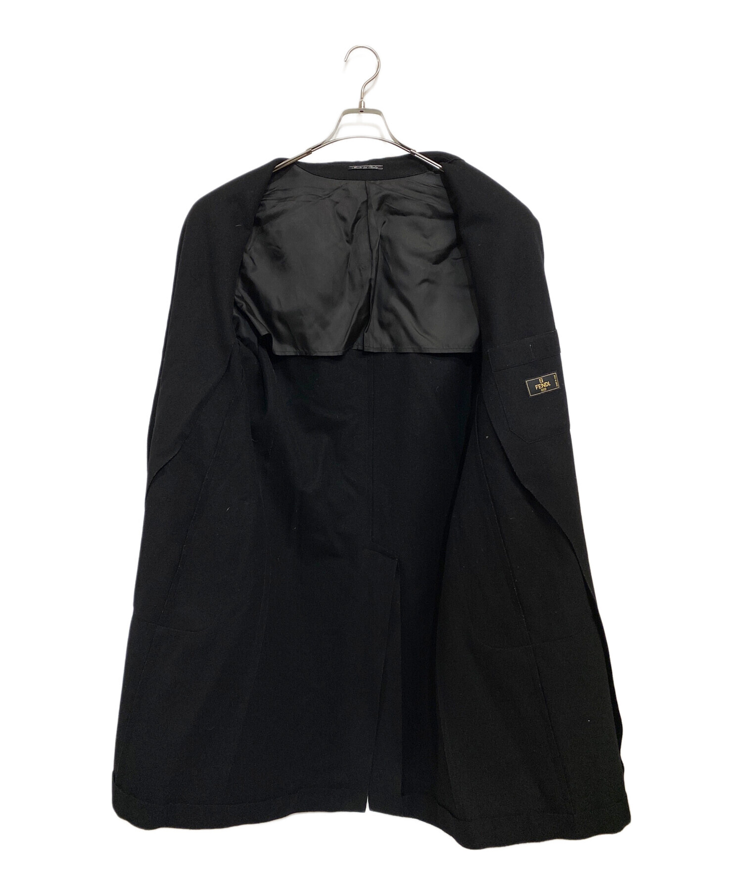 中古・古着通販】FENDI (フェンディ) 縮絨 チェスターコート 中古・古着通販】FENDI (フェンディ) 縮絨 チェスターコート