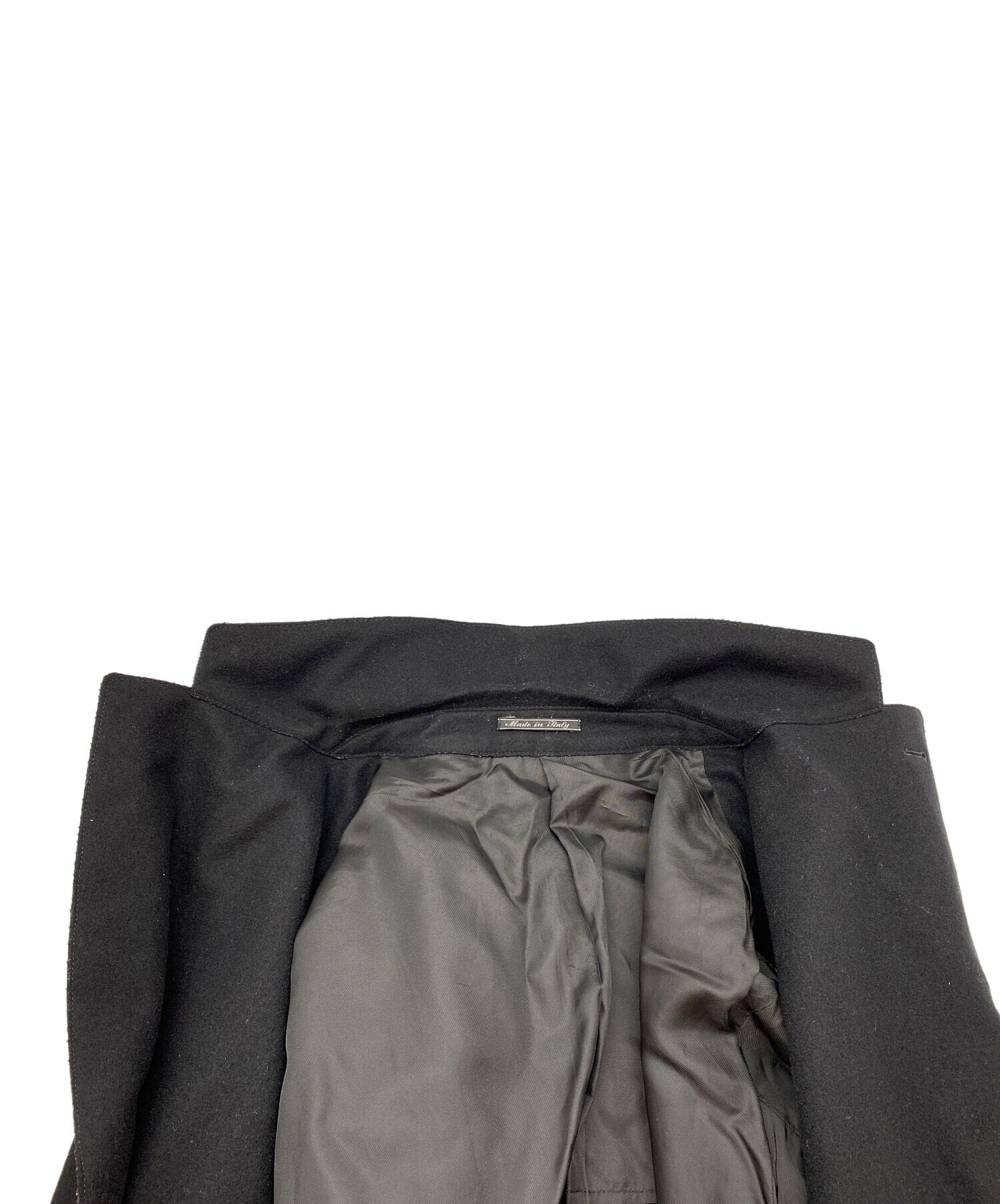 中古・古着通販】FENDI (フェンディ) 縮絨 チェスターコート ブラック