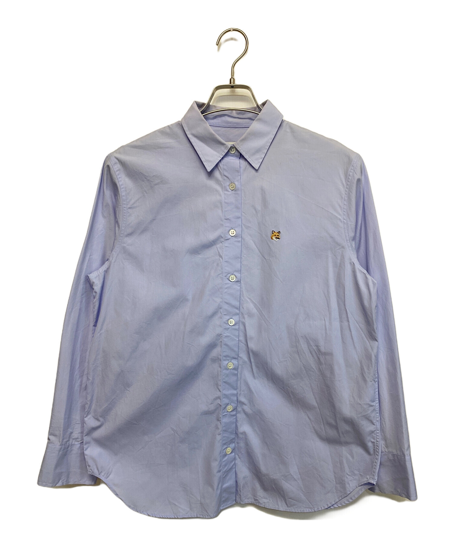 クリオネネページ 中古・古着通販】maison kitsune (メゾンキツネ) 長袖シャツ サックス