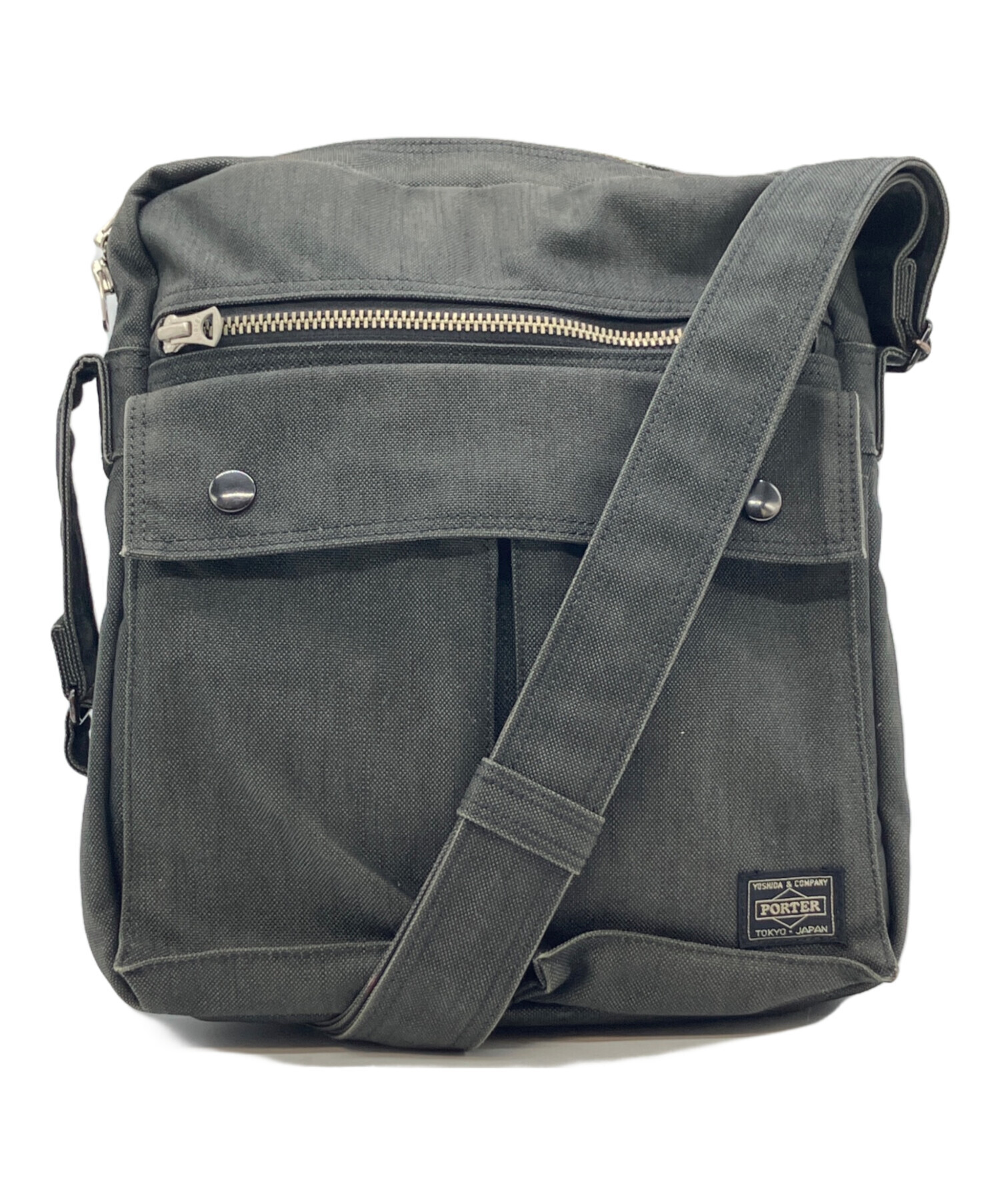 中古・古着通販】PORTER (ポーター) ショルダーバッグ グレー