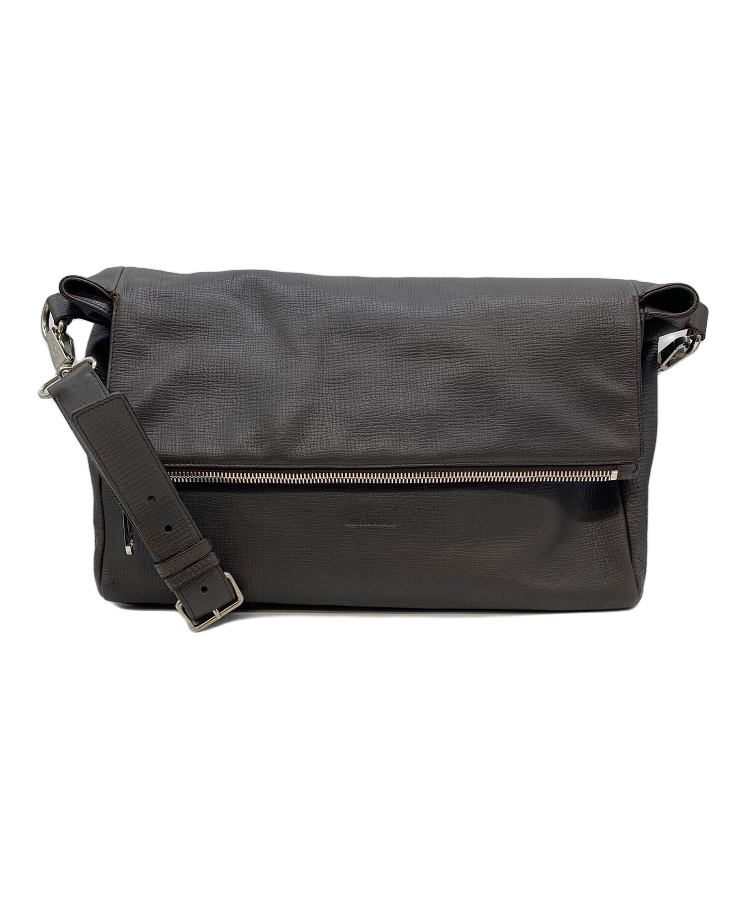 中古・古着通販】JIL SANDER (ジルサンダー) ショルダーバッグ グレー 