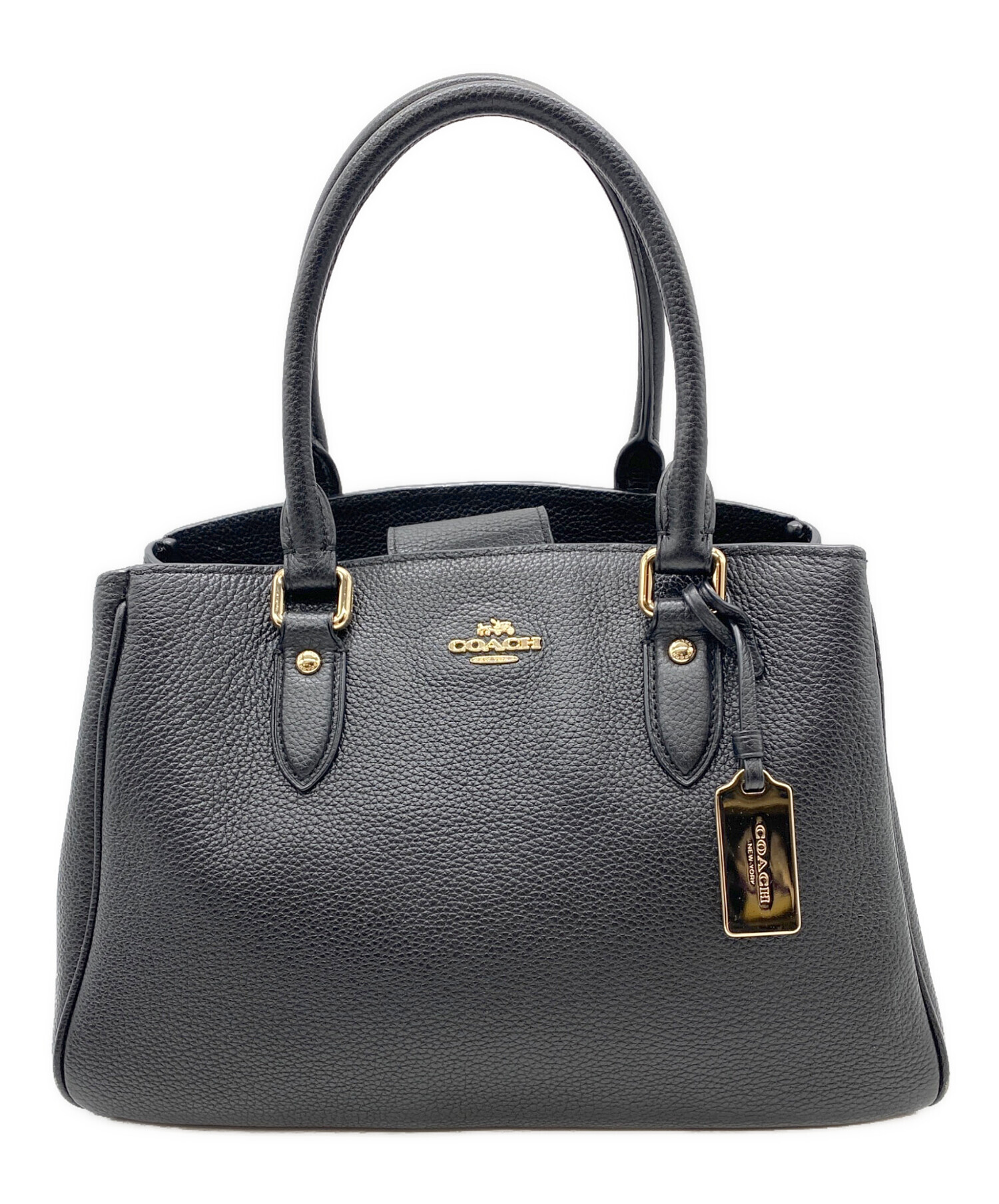 コーチ バッグ 2way 未使用 保管品 中古・古着通販】COACH (コーチ) 2WAYバッグ ブラック｜ブランド・古着