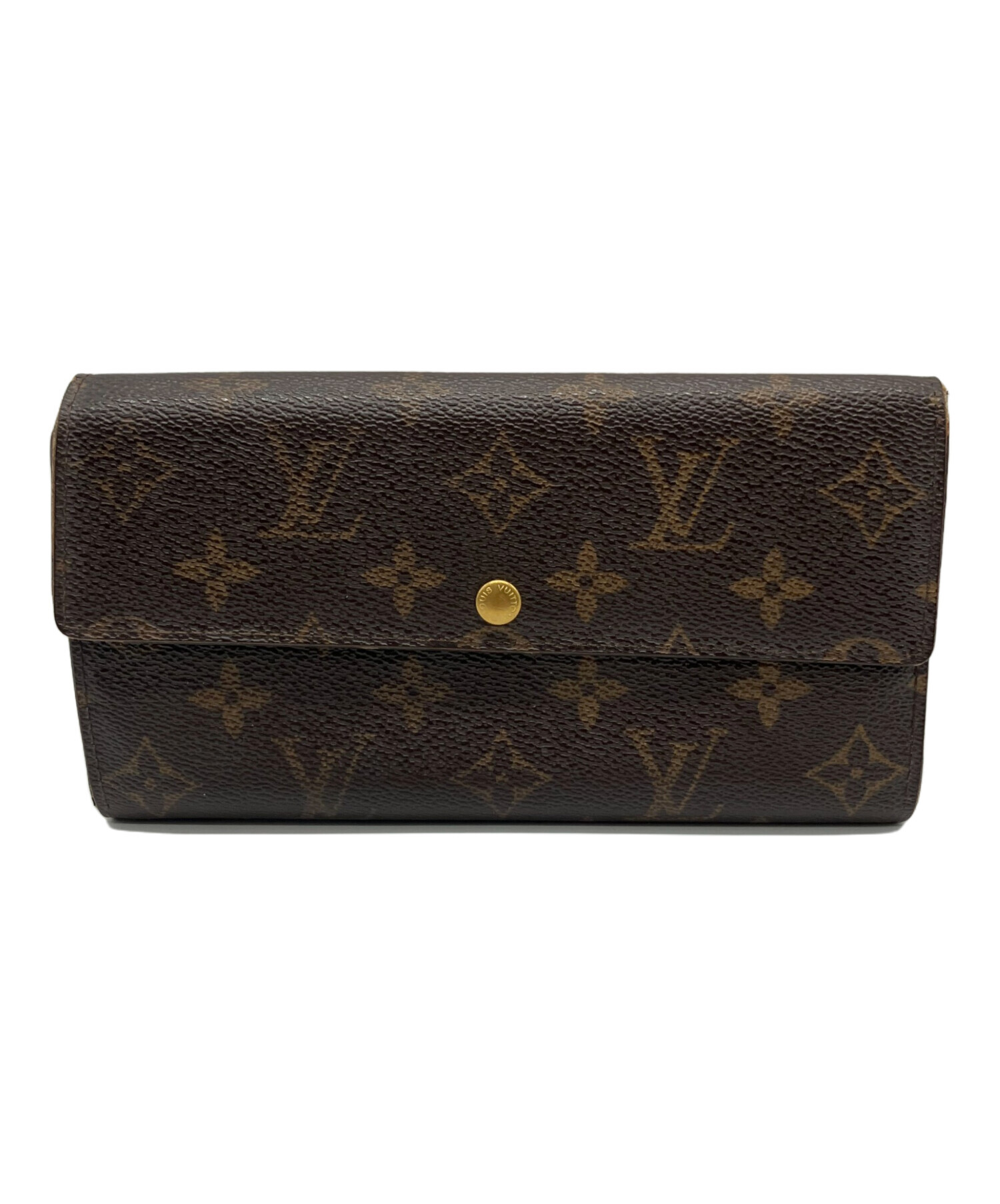 中古・古着通販】LOUIS VUITTON (ルイ ヴィトン) 長財布 ブラウン