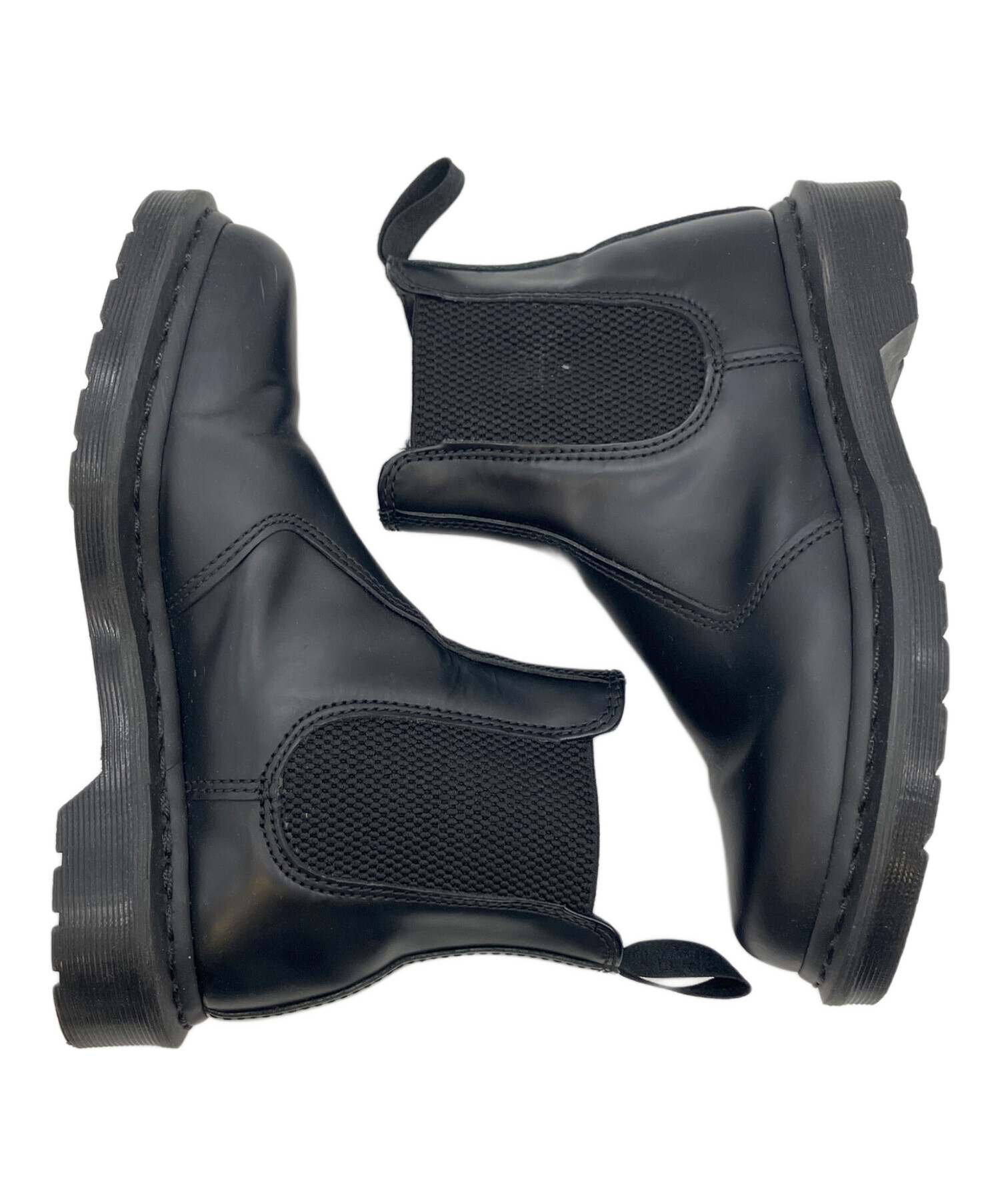 【2回使用のみ】Dr.Martens チェルシーブーツブラック 24CM 中古・古着通販】Dr.Martens (ドクターマーチン) チェルシーブーツ