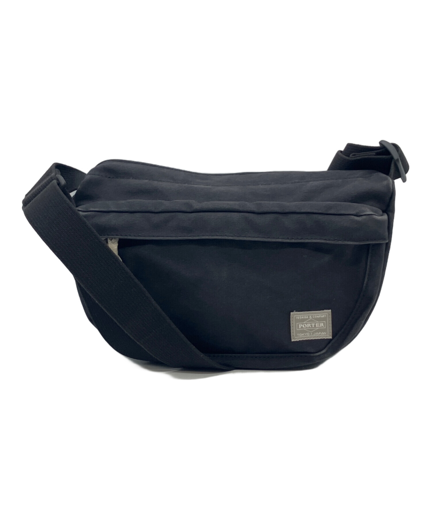 中古・古着通販】PORTER (ポーター) ショルダーバッグ ブラック 