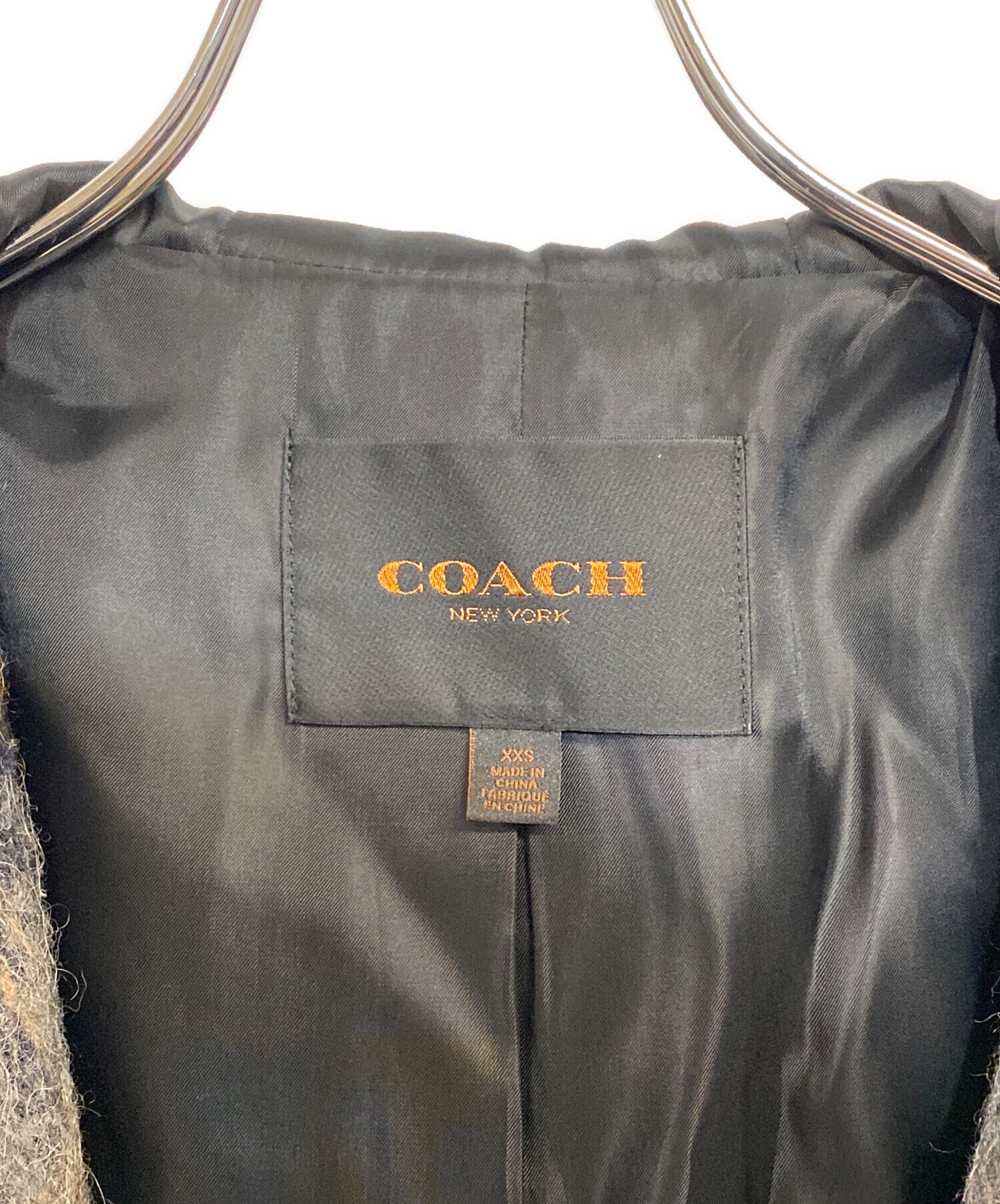 中古・古着通販】COACH (コーチ) ダッフルコート グレー サイズ:SIZE