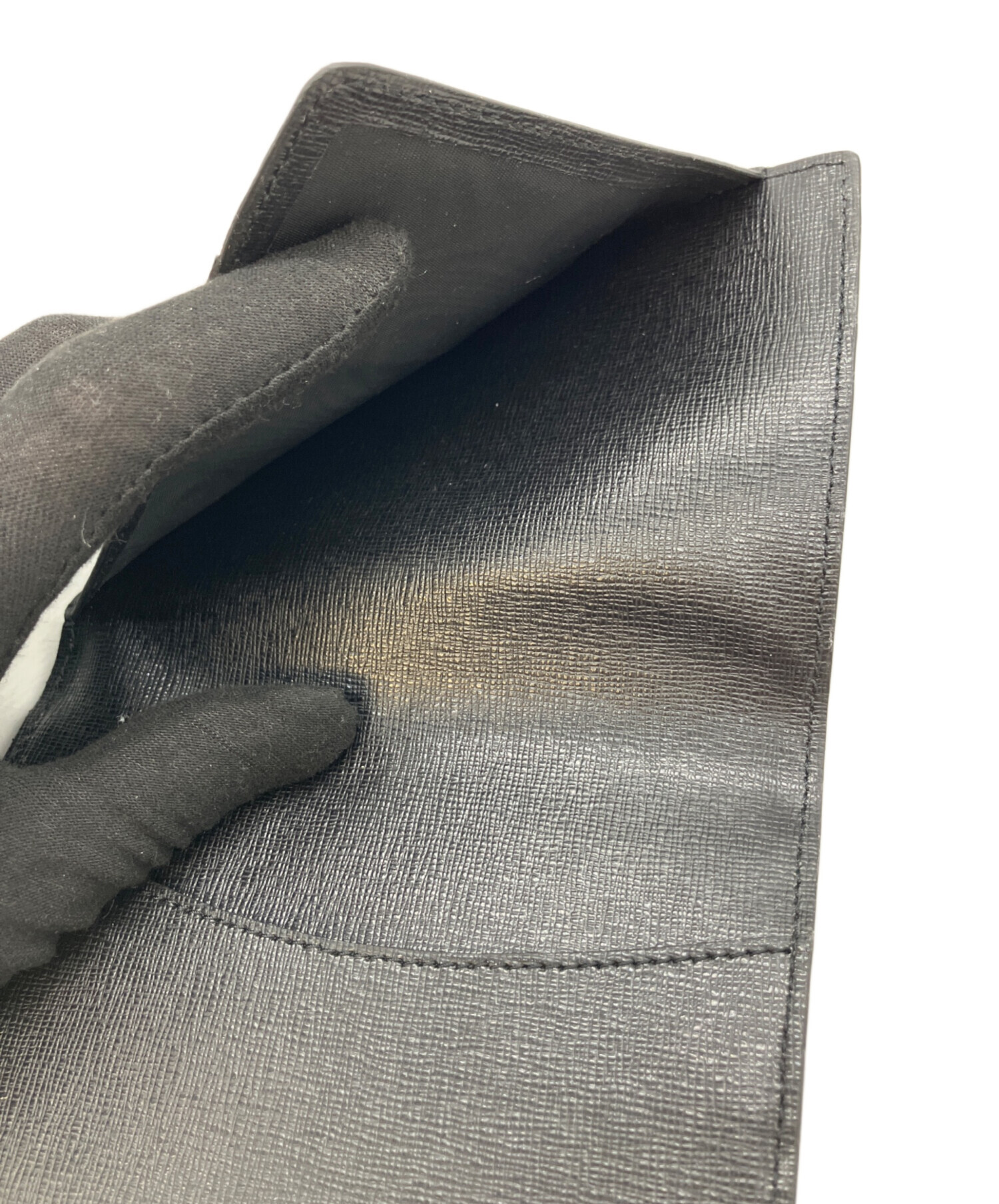 中古・古着通販】FURLA (フルラ) パスポートケース ブラック 未使用品